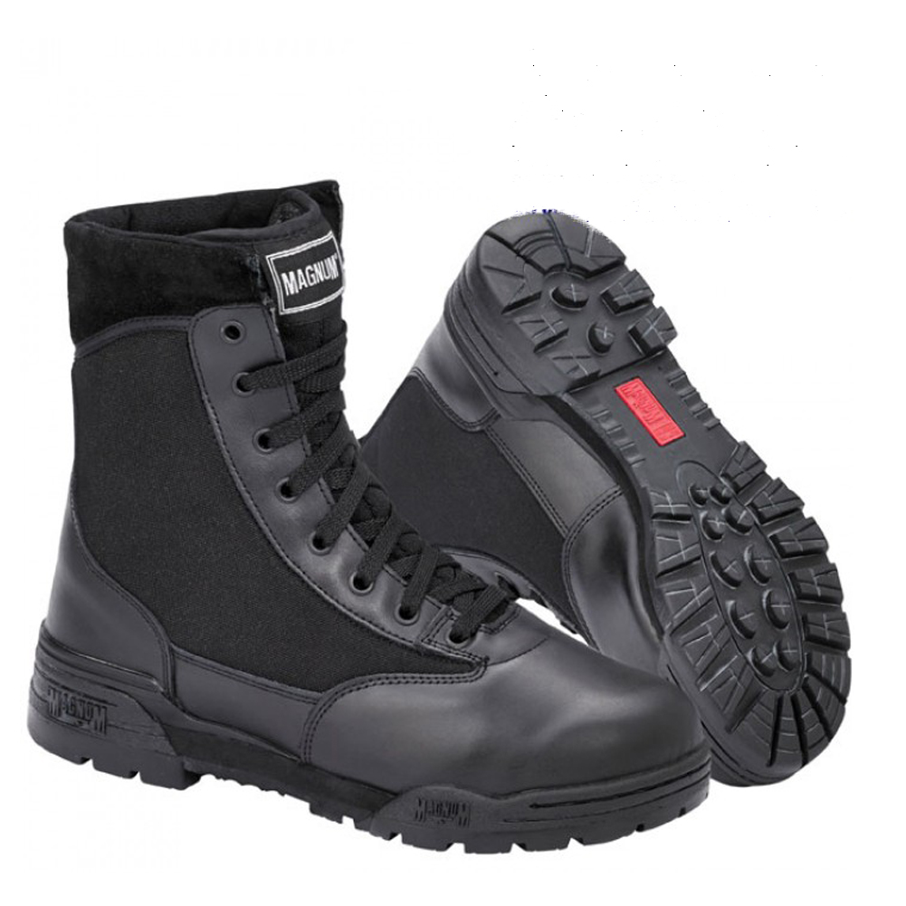 Anfibi Magnum Classic Boots nere collo alto Unisex Indossato da militari  Nylex