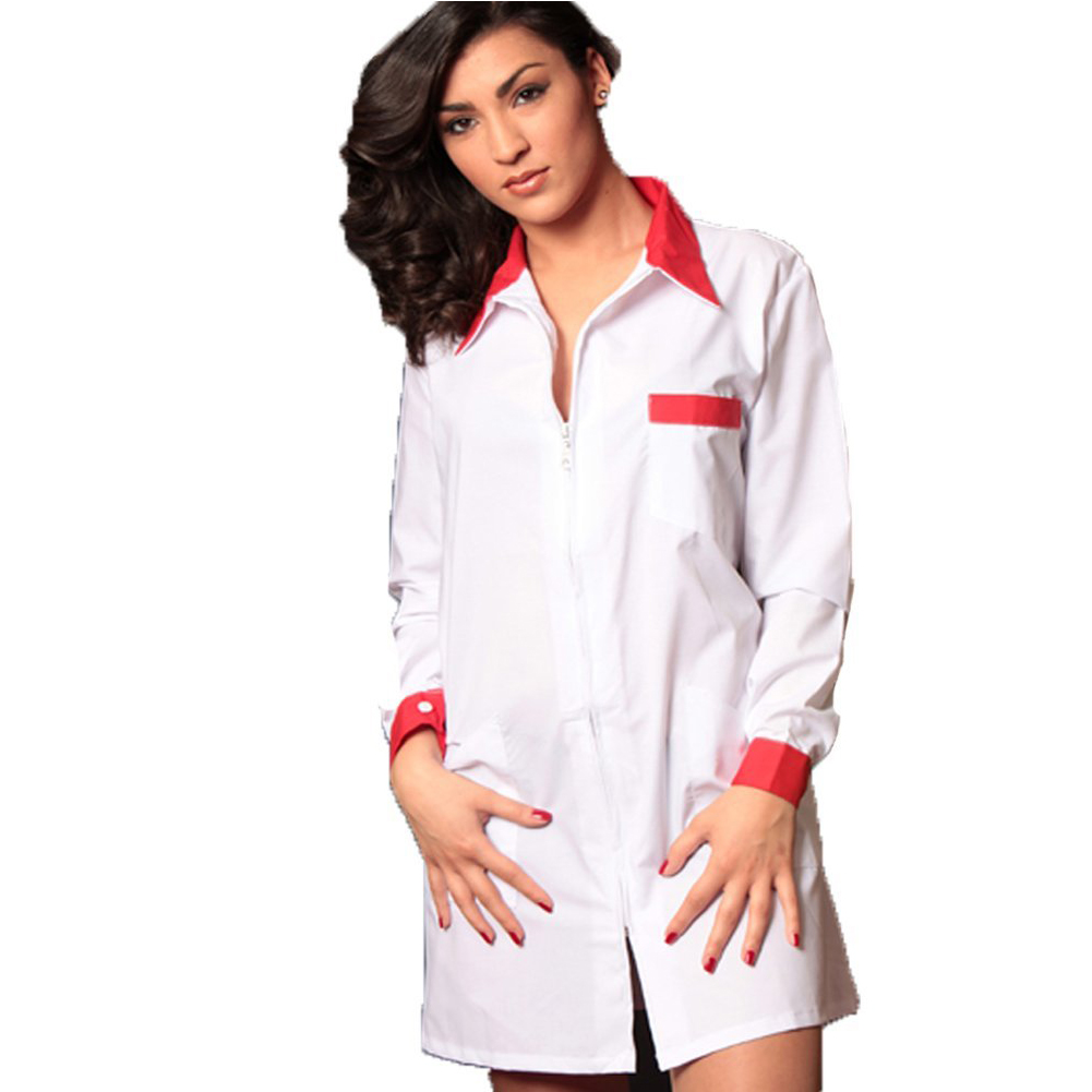 Camice da donna divisa lavoro pulizie alimentari salumeria asilo Personalizzabile con il tuo logo