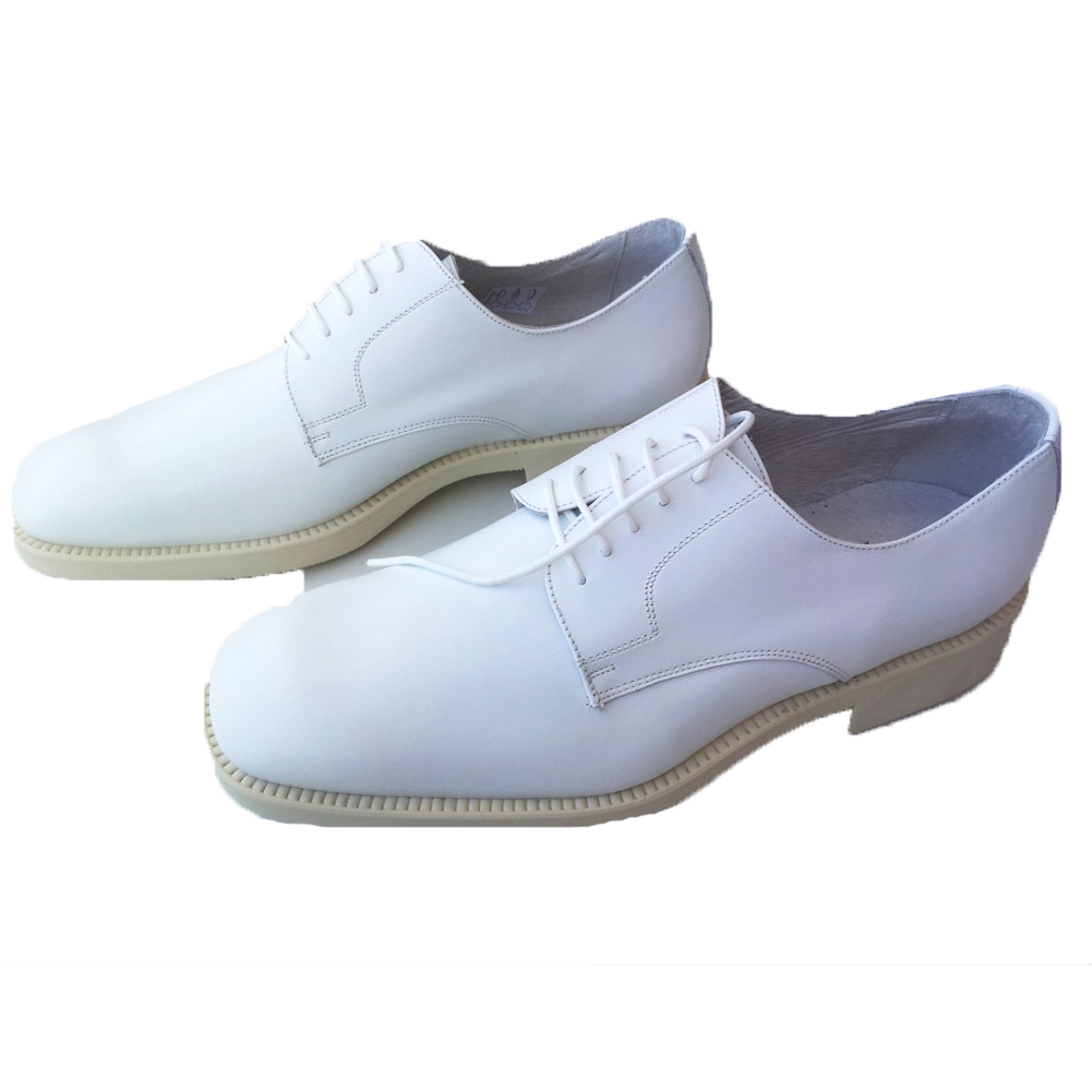 SCA012 - Classiche - fratelliditalia abbigliamento militare e softair e  abiti da lavoro - Scarpe bianche marina ufficiale divisa estiva pelle  marinaio nave boat