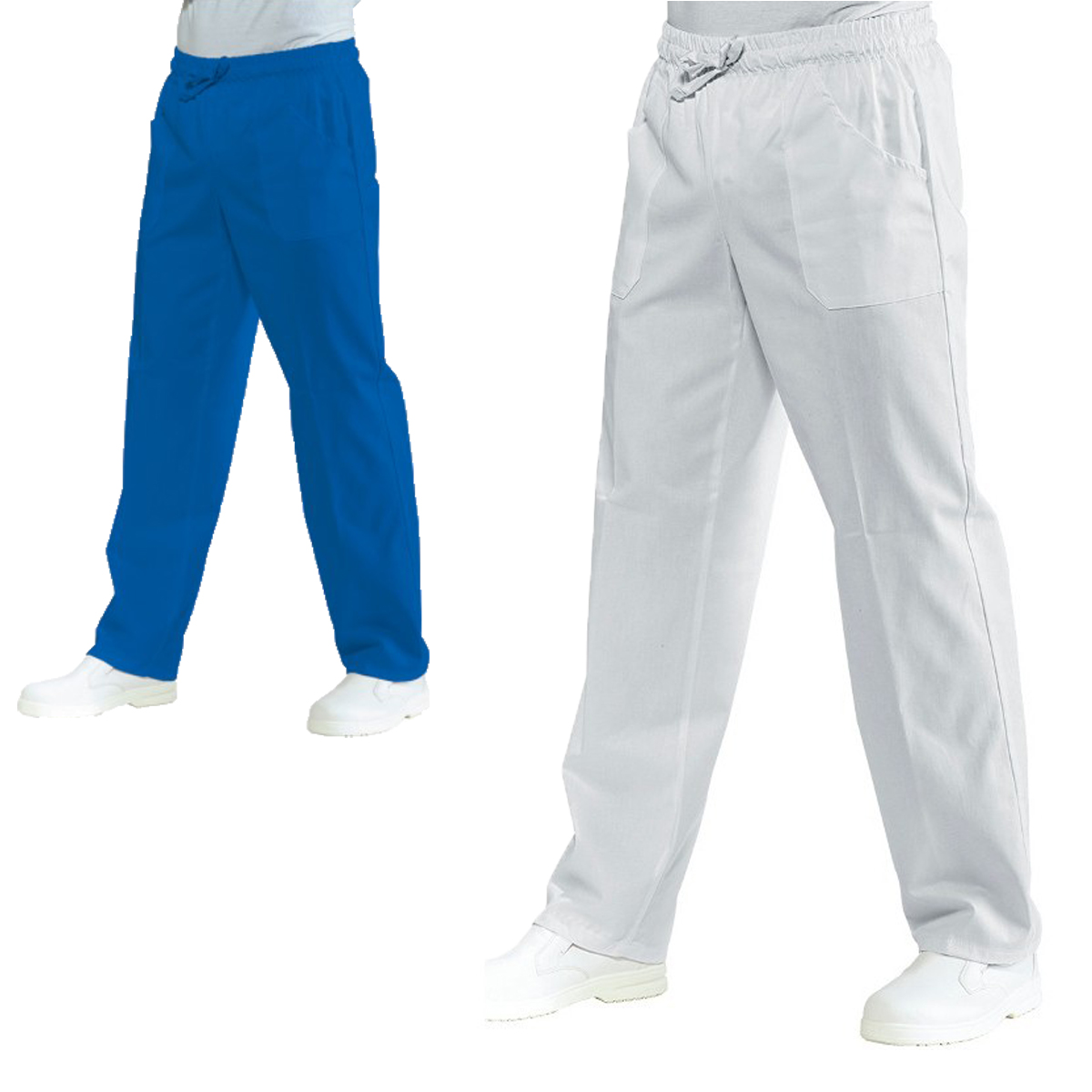100fdi - Pantaloni sala e cucina - fratelliditalia abbigliamento militare e  softair e abiti da lavoro - Pantalaccio pantalone da lavoro comodo cotone  bianco cuoco chef taglie miste