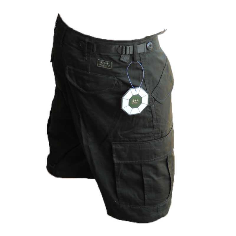 Bermuda pantalone corto short mimetico sportivo pesca estivo cotone uomo