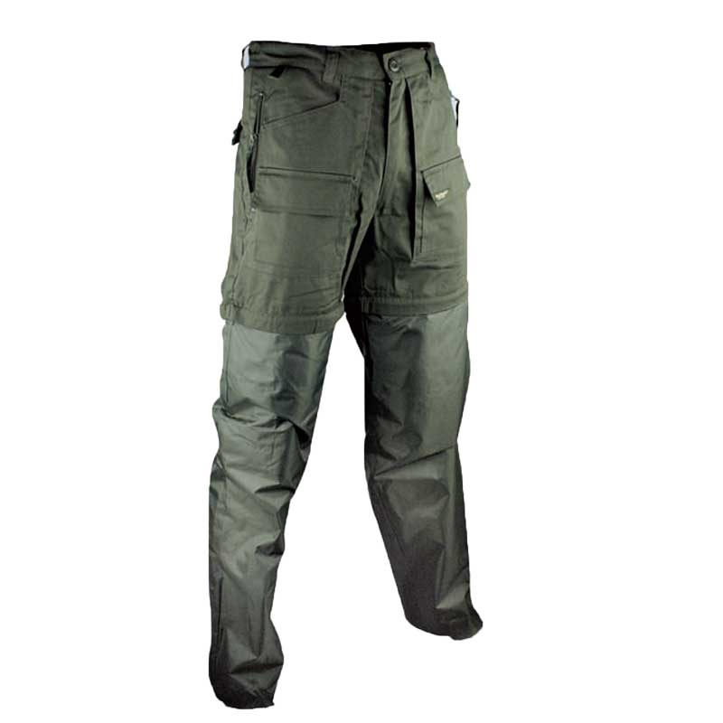 Pantalone pantaloni antivipera caccia deserto sportivo uomo sganciabile foderato