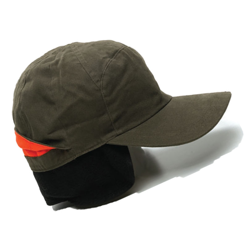 Cappello cappellino visiera paraorecchie alta visibilita\' reversibile sportivo