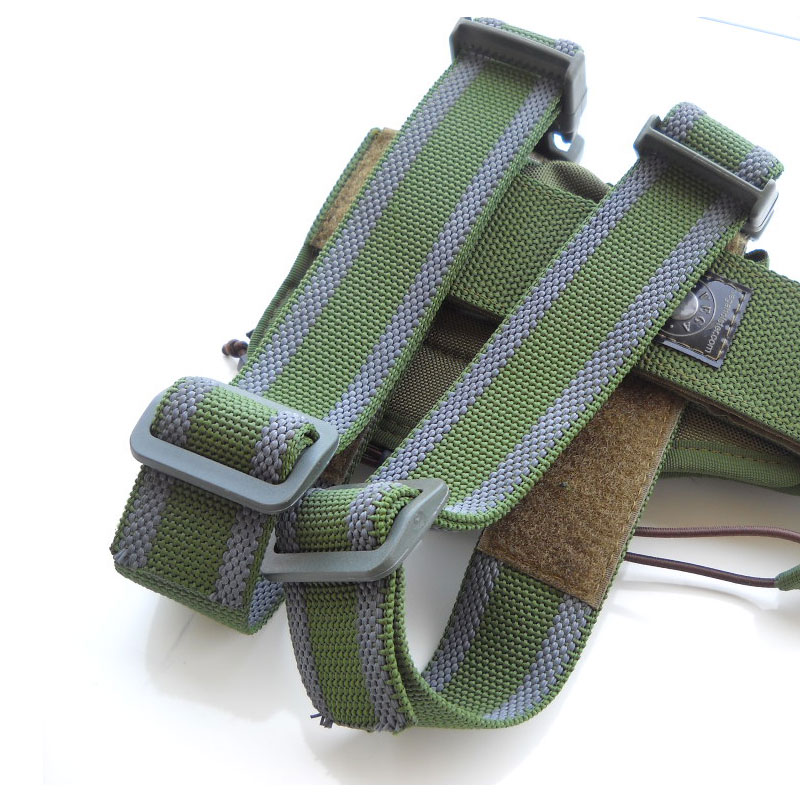 Fondina pistola custodia fodero sgancio rapido verde softair militare tattica