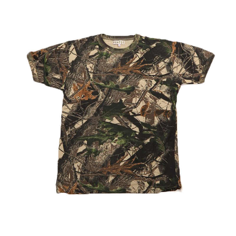 maglietta T-shirt girocollo mezze maniche mimetica camouflage uomo