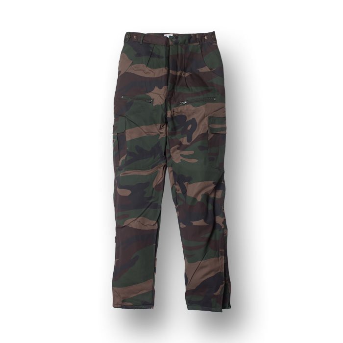 Pantalone misto cotone Verde e Woodland tasconi cerniera uomo alpinista pesca