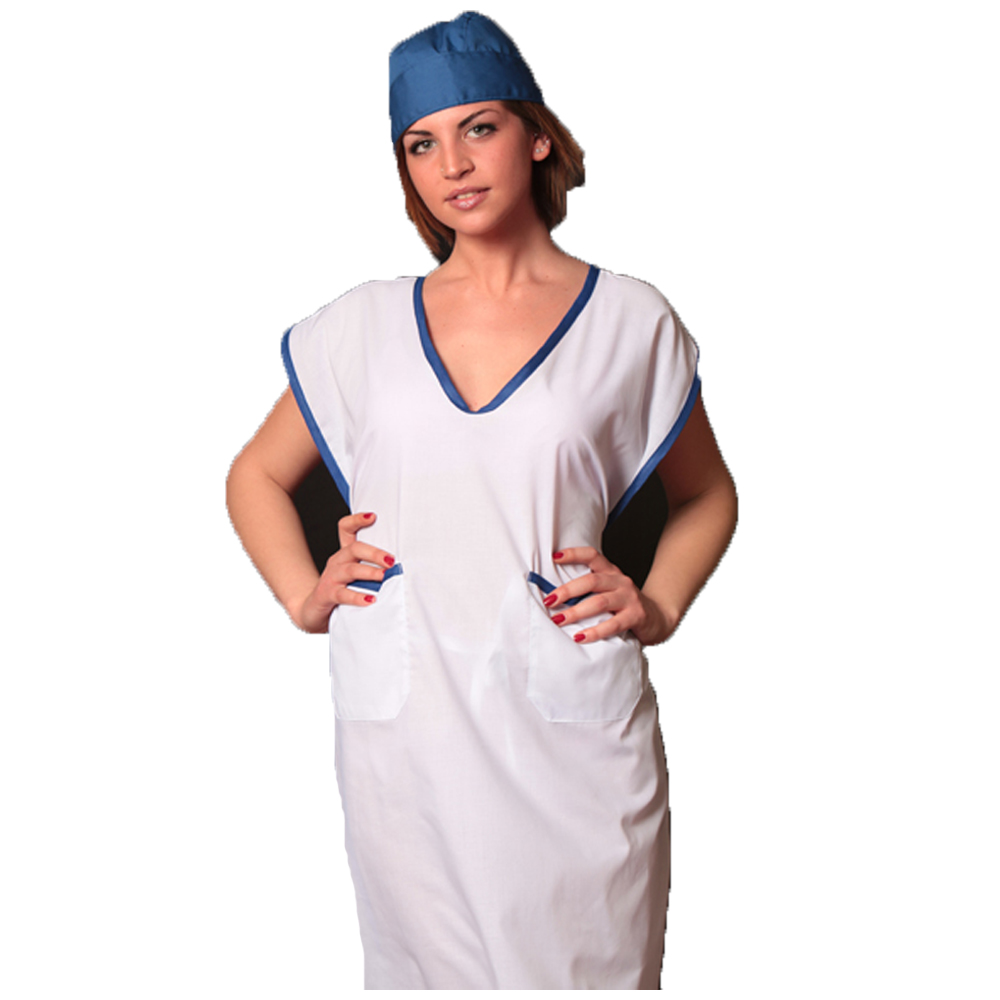 Poncho camice casacca estetista massaggi benessere manicure lavoro - Personalizzabile con il tuo logo