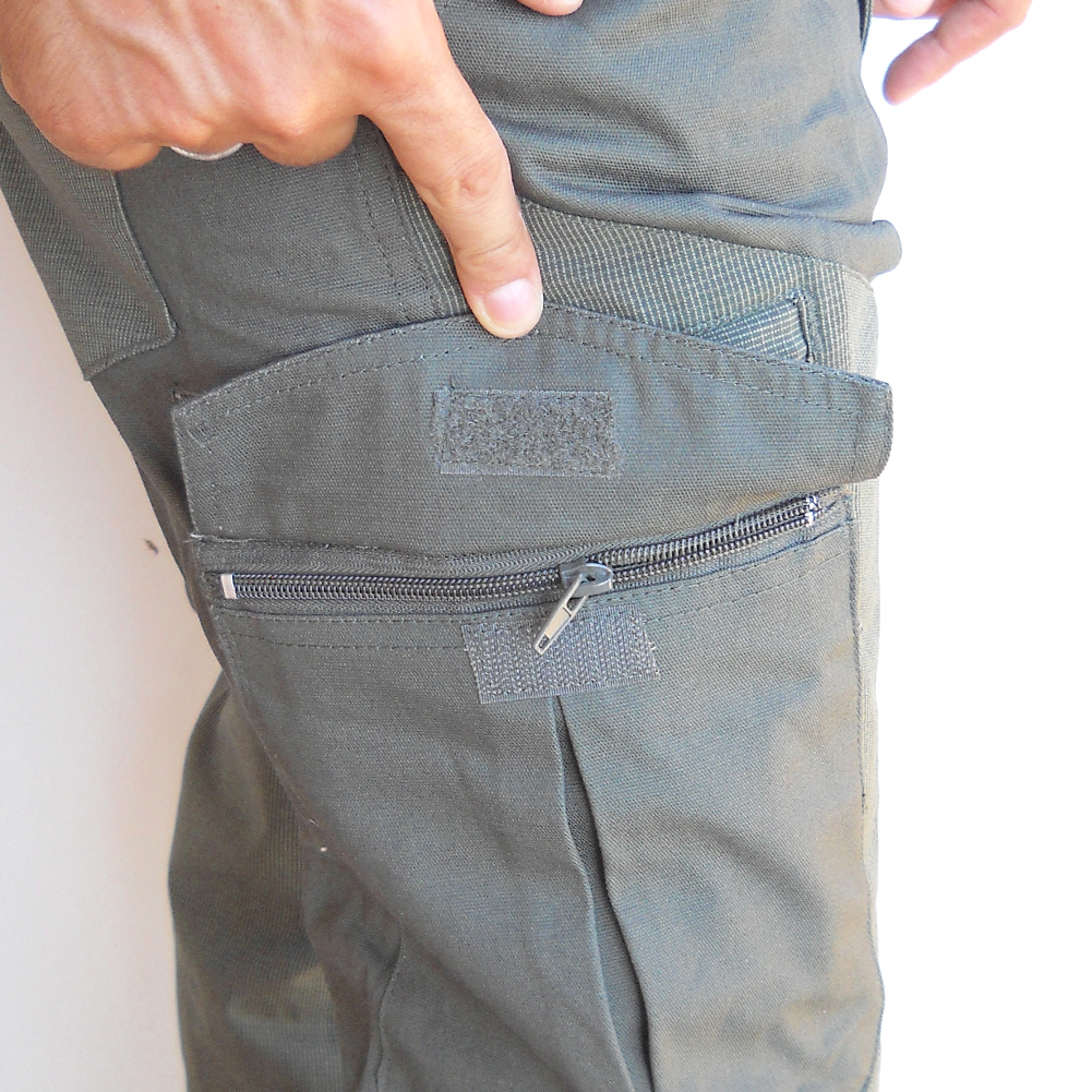 Pantalone calzoni canvas caccia impermeabile abbigliamento tecnico uomo
