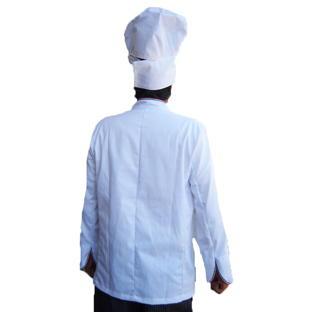 Completo cuoco chef cucina giacca pantalaccio cappello kit ristorazione pizzeria