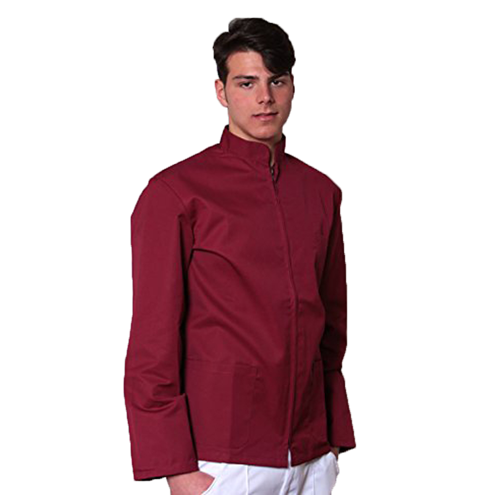 Casacca maglia zip unisex uomo donna infermiere sanitario ospedaliero lavoro - Personalizzabile con il tuo logo