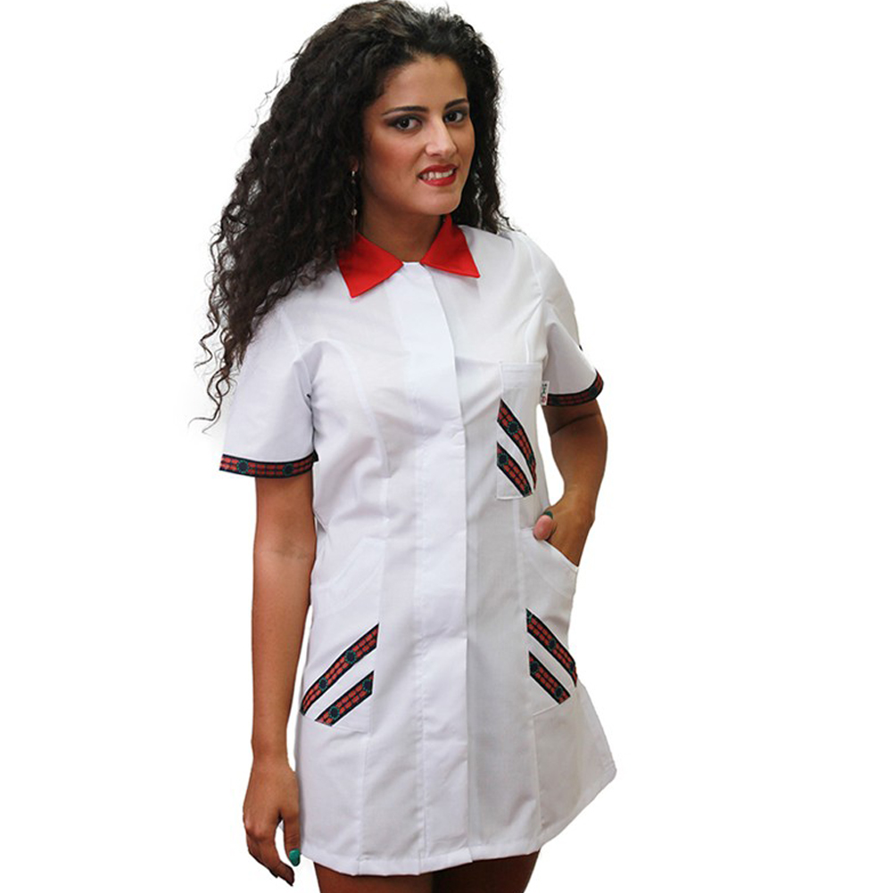 Camice donna cotone salumeria supermercato alimentari minimarket made in italy