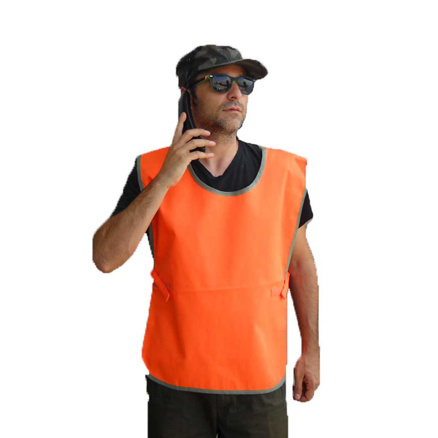 Pettorina gilet alta visibilita\' casacca soccorso lavoro operaio cantiere