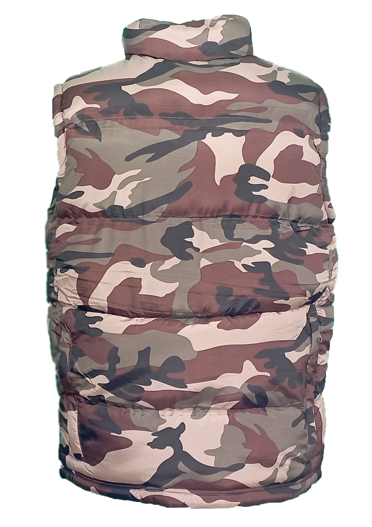 Gilet imbottito caccia mimetico smanicato montagna neve militare foderato - Personalizzabile con il tuo logo