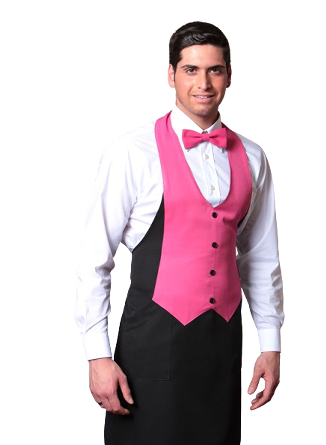 Grembiule pettorina divisa cucina ristorante gilet uomo sala vineria bar enoteca - Personalizzabile con il tuo logo