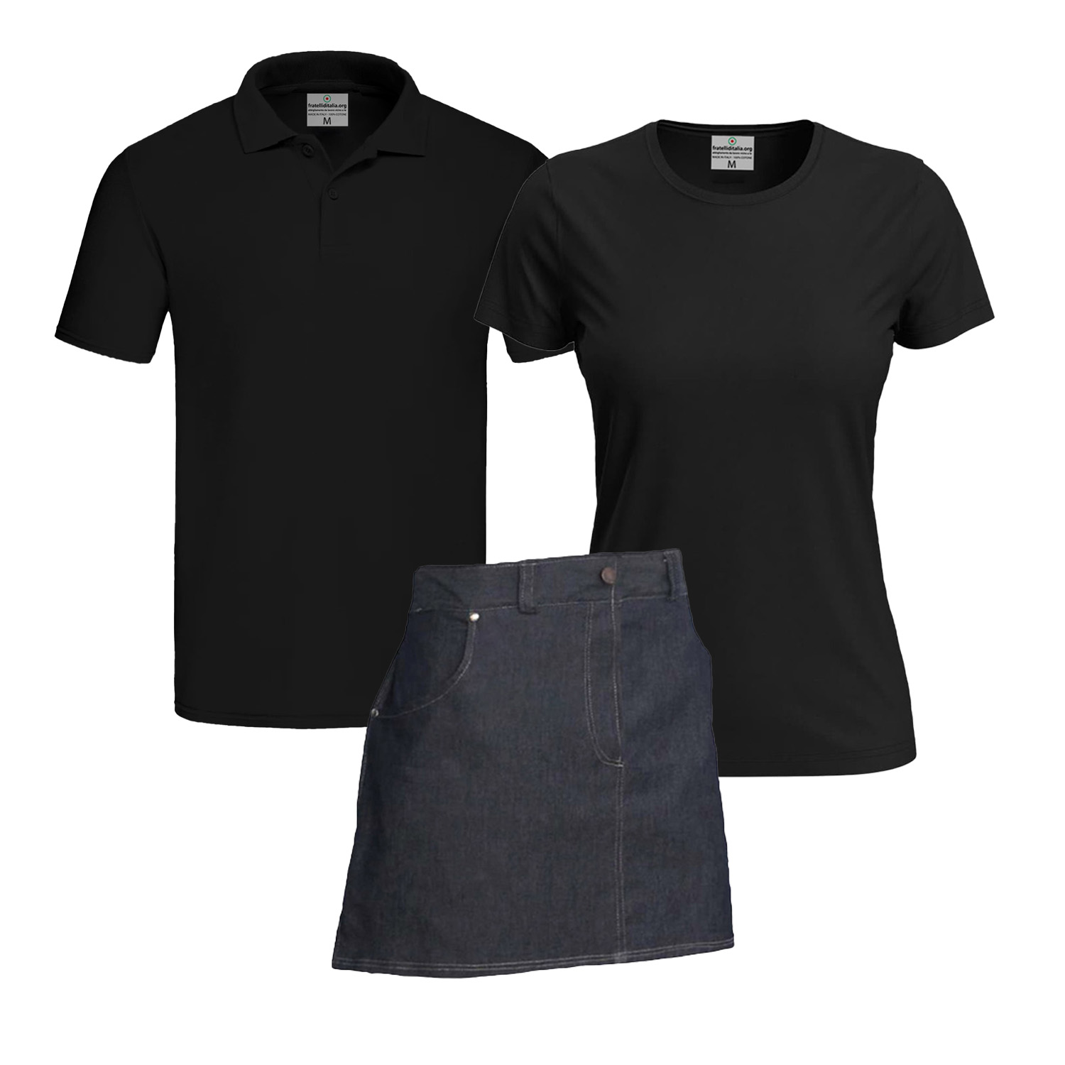 Kit Donna per Fioraio T-shirt Polo e Grembiule disponibile in varie taglie e colori made in italy