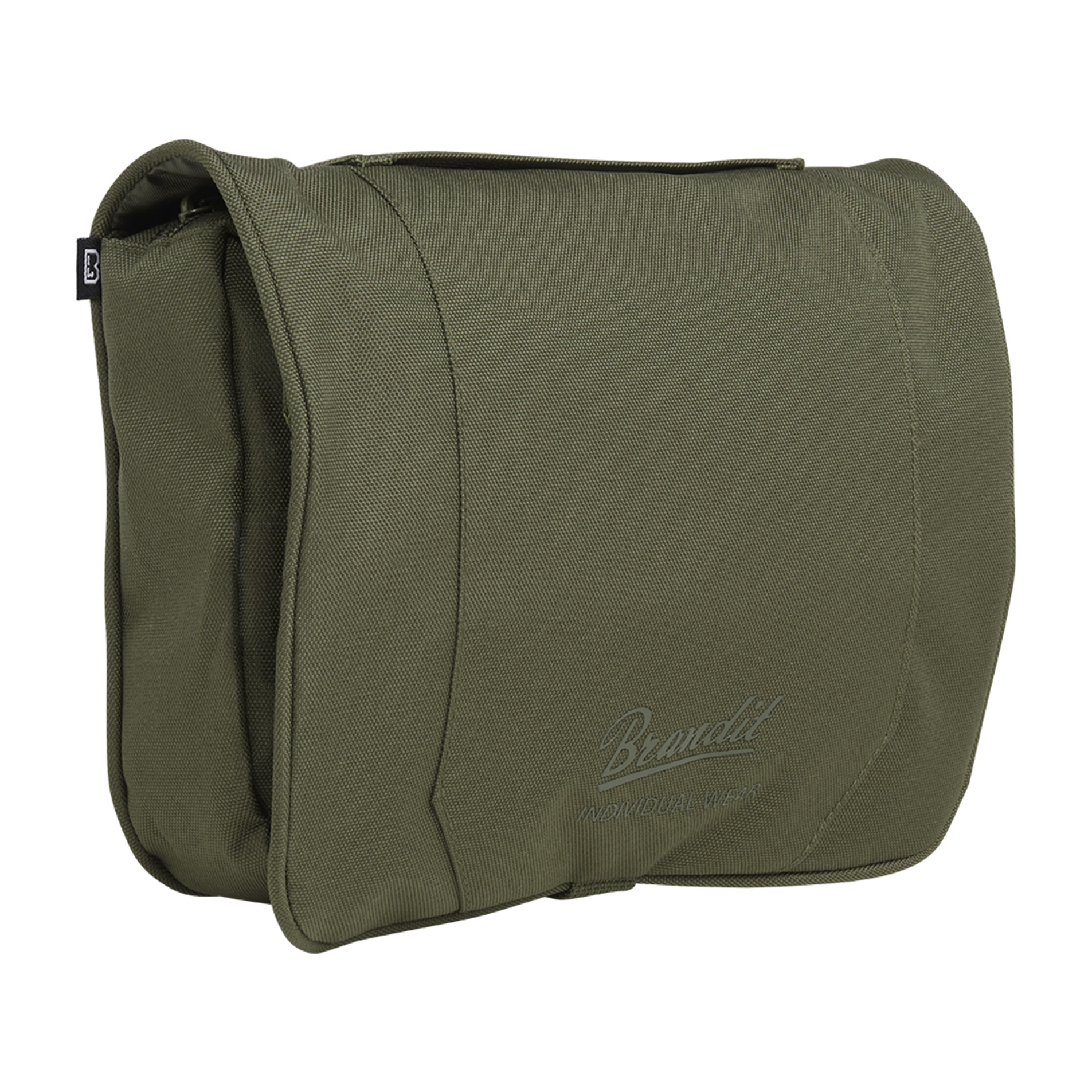 Borsa borsello uomo verde woodland militare grande scomparto pieghevole con cerniera perfette per l\'organizzazione di accessori