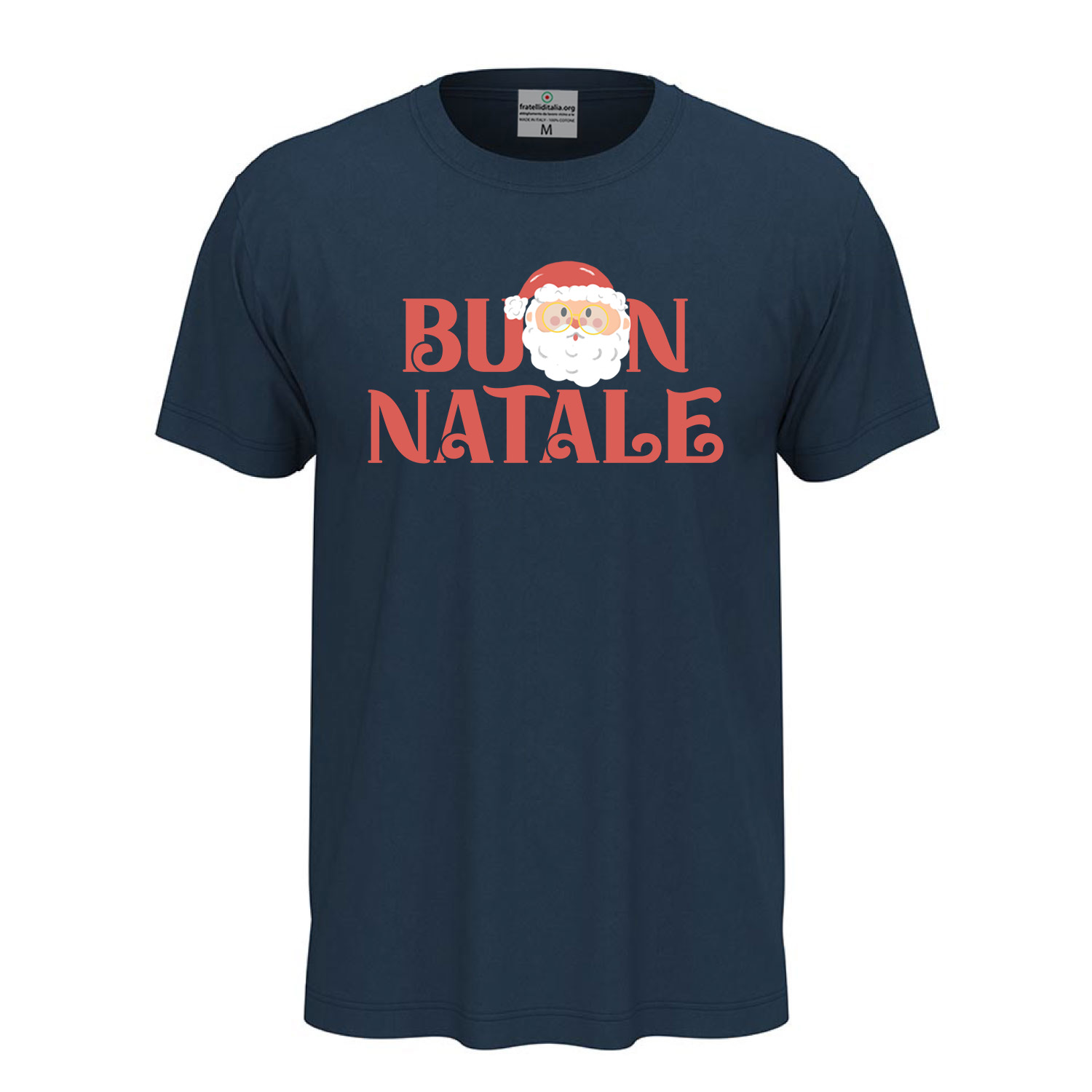 T-shirt classica mezza manica con stampa a tema NATALE - Perfetto per Idea Regalo Natalizia
