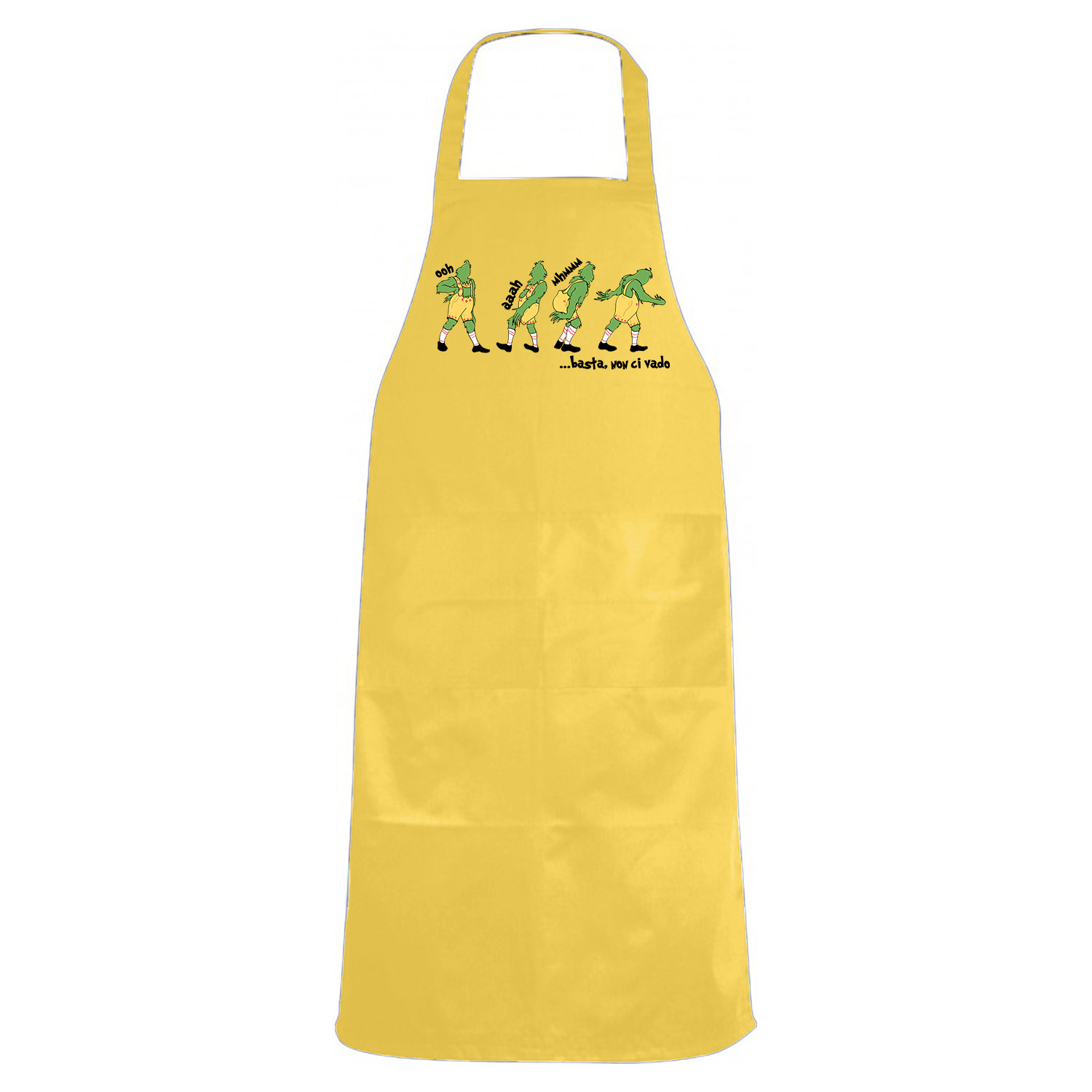 Grembiule cucina con stampa ristorante scuola laboratorio davantino cuoco chef Natale
