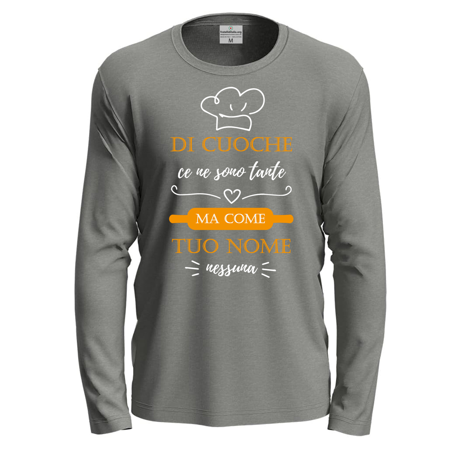 T-shirt maglia con stampa DTF CUOCHE CE NE SONO TANTE  Idea regalo personalizzabile con il tuo nome