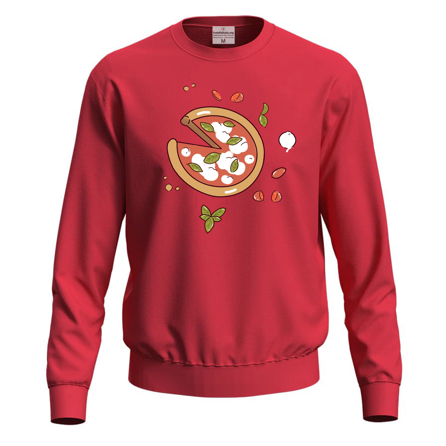 Felpa maglia con stampa digitale DTF \