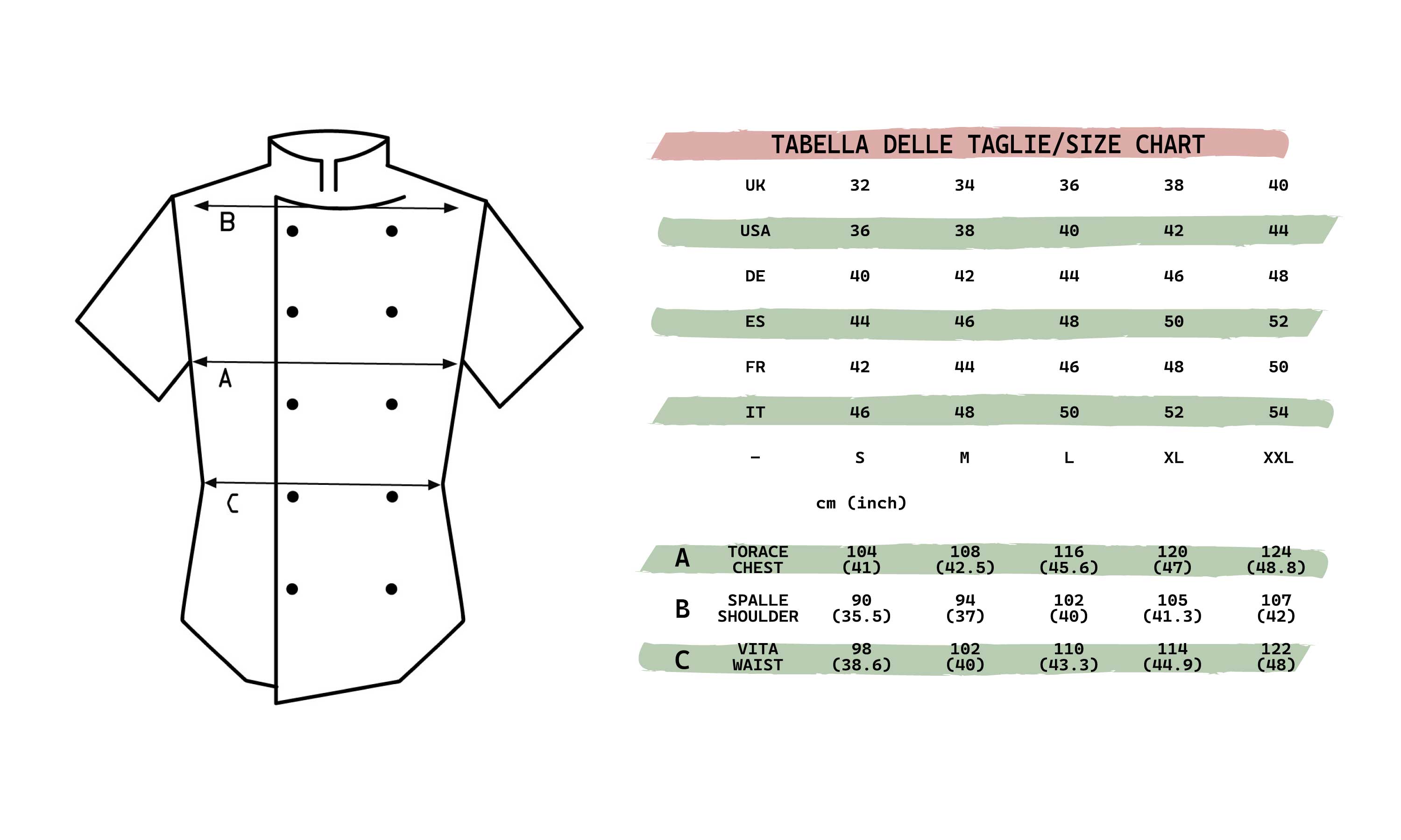 Completo uomo per Panetteria lavoro Bancone con camice casacca Pantalone e Grembiule Personalizzabile con logo e nome