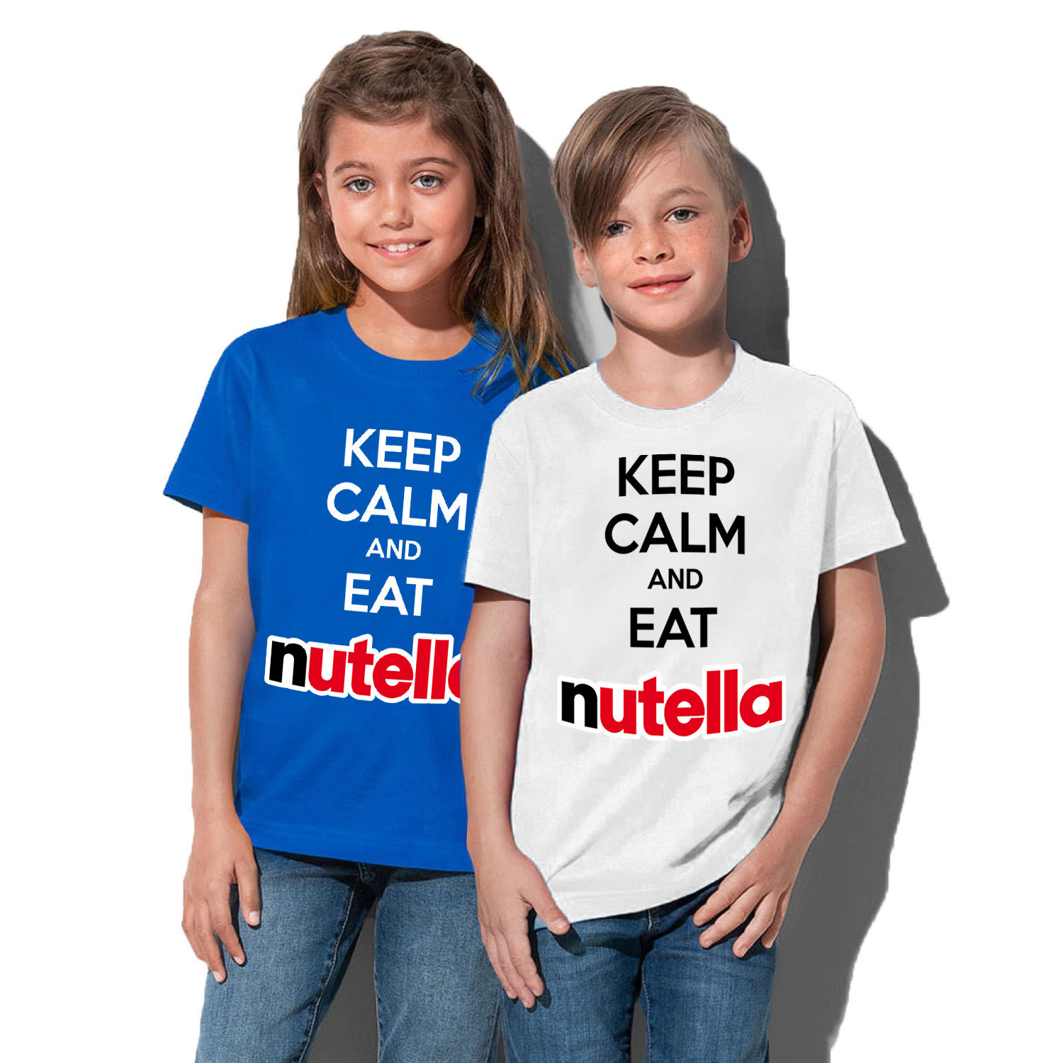 T-shirt bambino mezza manica con stampa a \