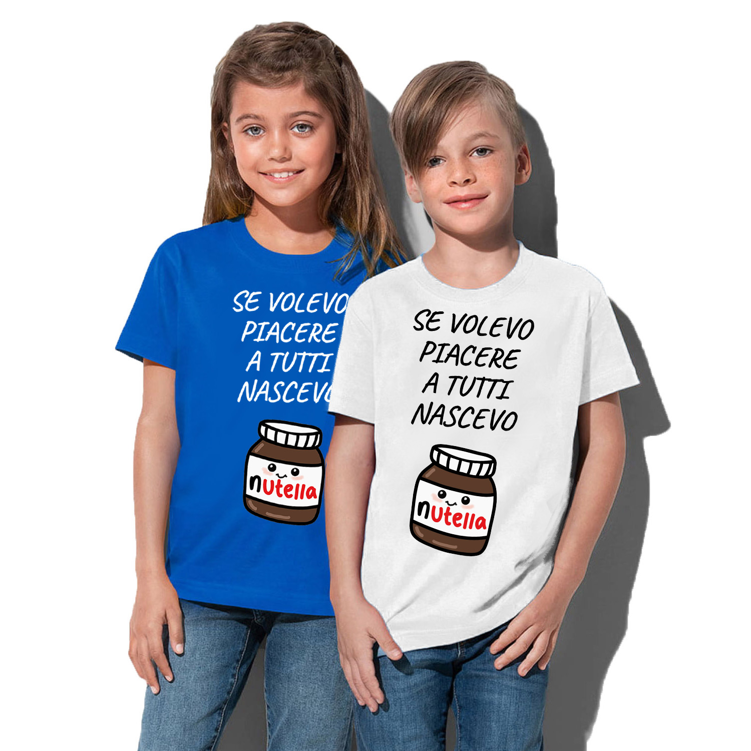 T-shirt maglia bambino mezza manica con stampa \