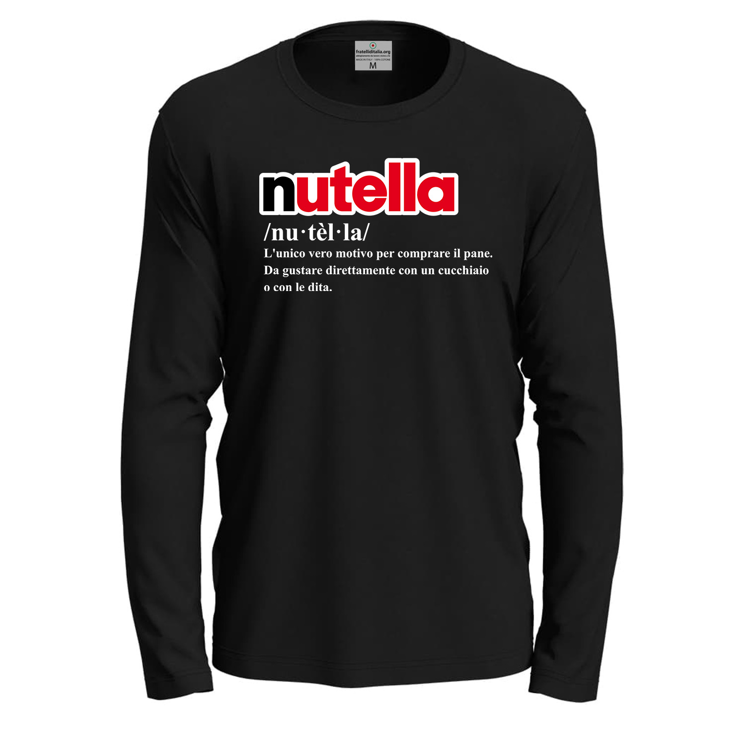 T-shirt a manica lunga con stampa DTF \