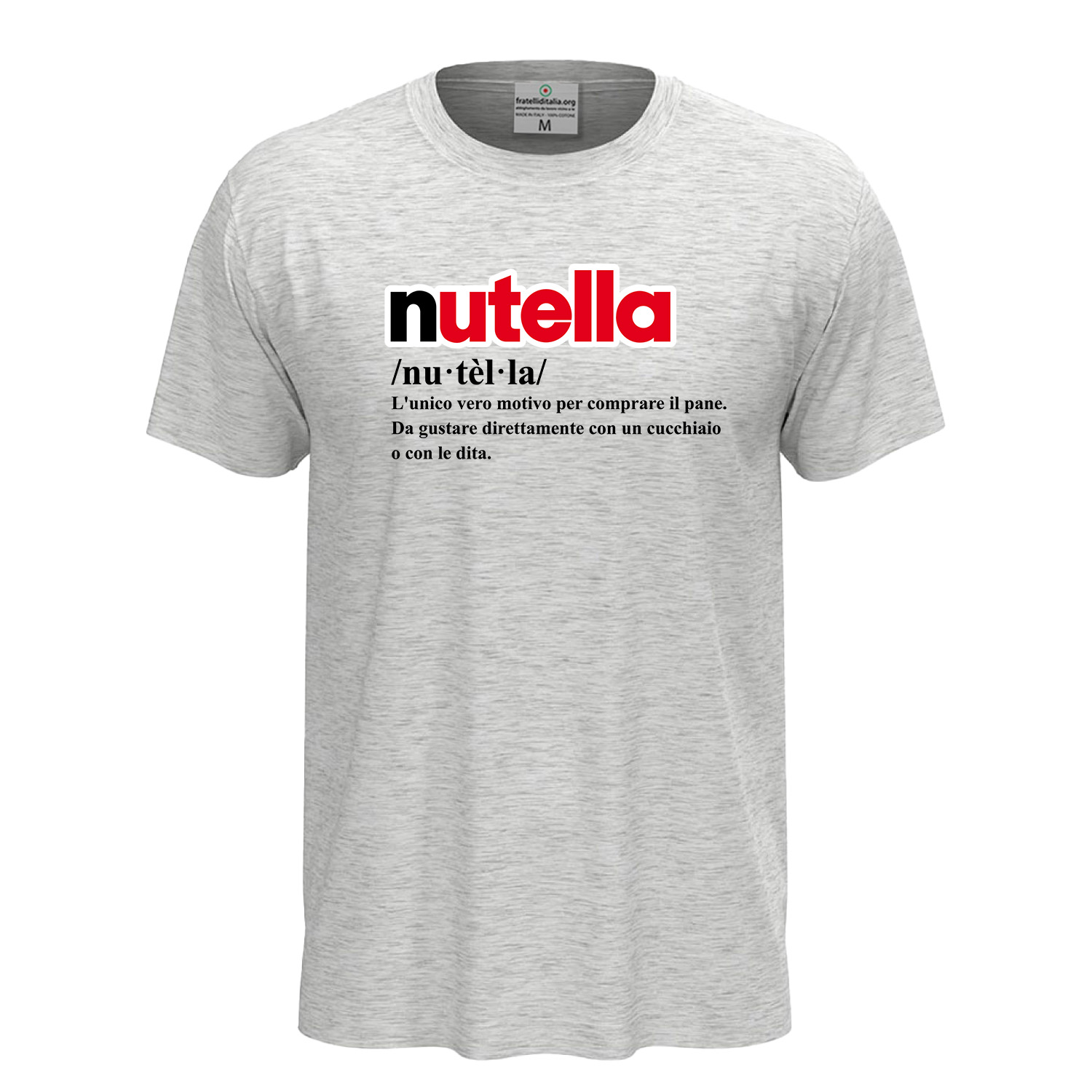 T-shirt maglia unisex a manica corta con stampa \