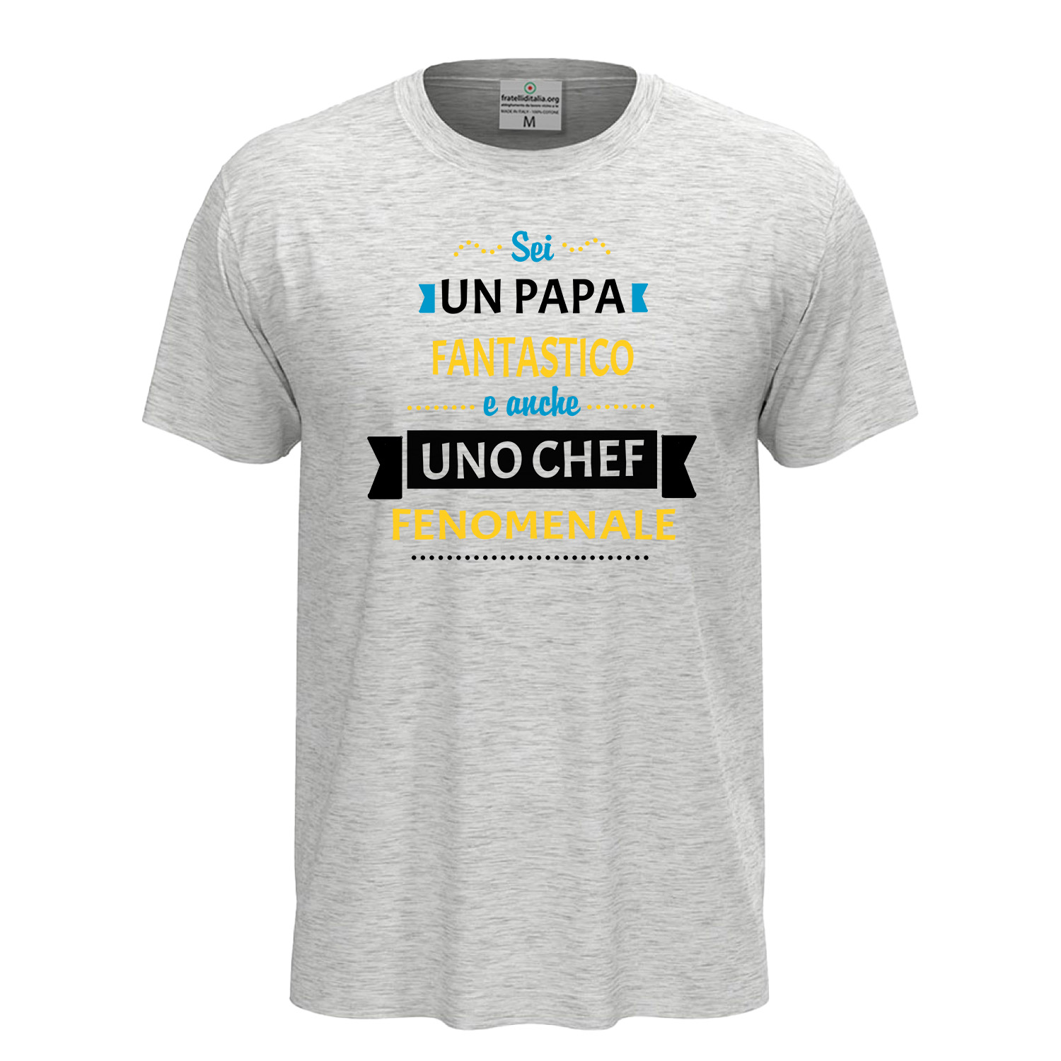 T-shirt classica unisex a manica corta con stampa \