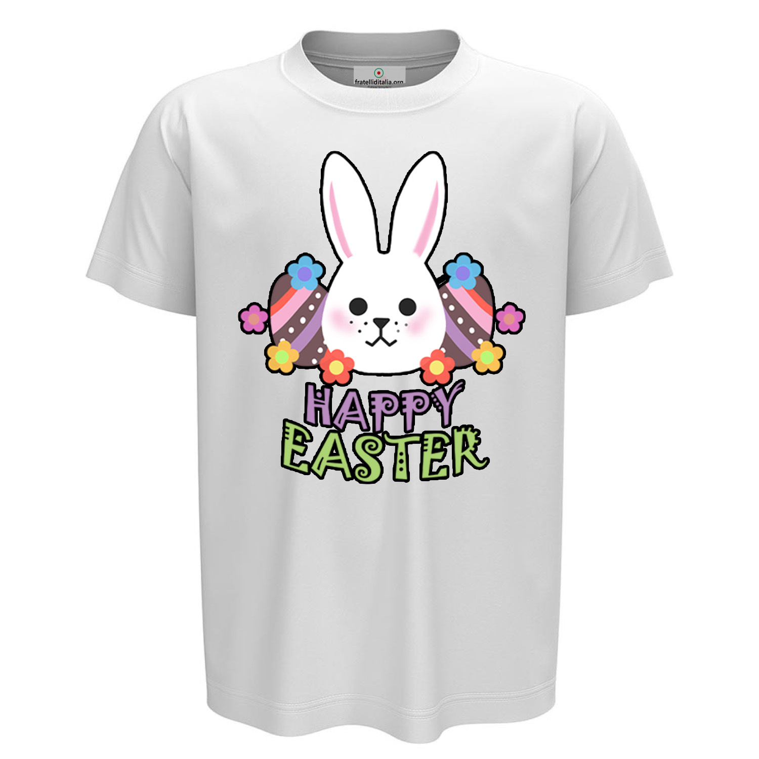 T-Shirt maglia mezza manica bambino unisex a manica corta PASQUA \