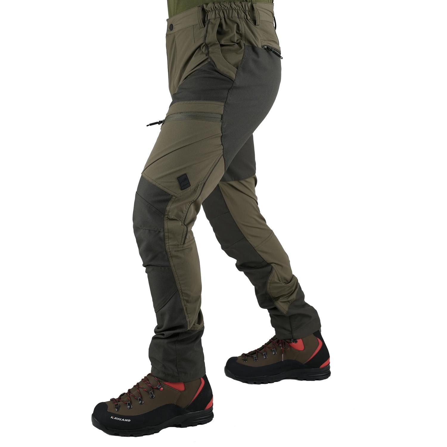 Pantaloni Da Caccia Ergonomici - Tessuto Tecnico Elasticizzato, Rinforzi M-Tex, Tasche Multiple, Taglie 46-60
