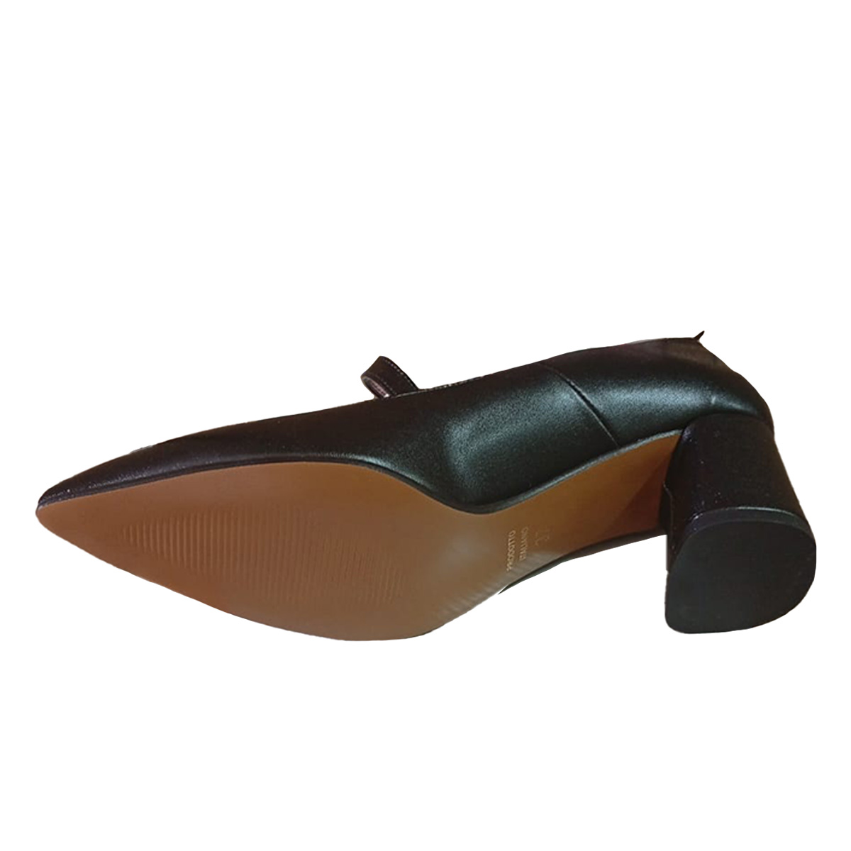 Women\'s LUNA dress shoe made in Italy with a medium heel in faux leather with a leather lining, available in various colors.