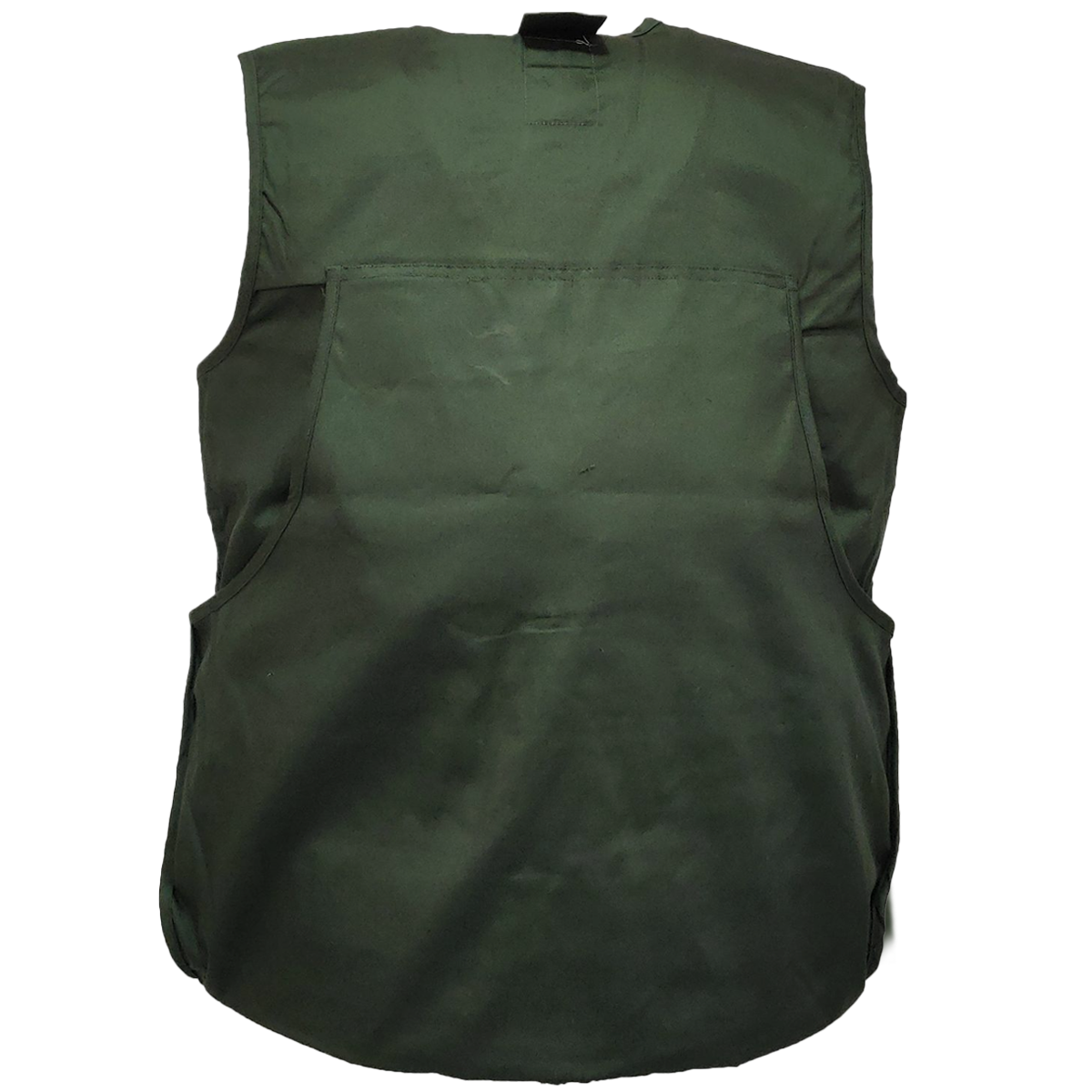 Gilet smanicato tasche cotone mimetico verde Personalizzabile con il tuo logo