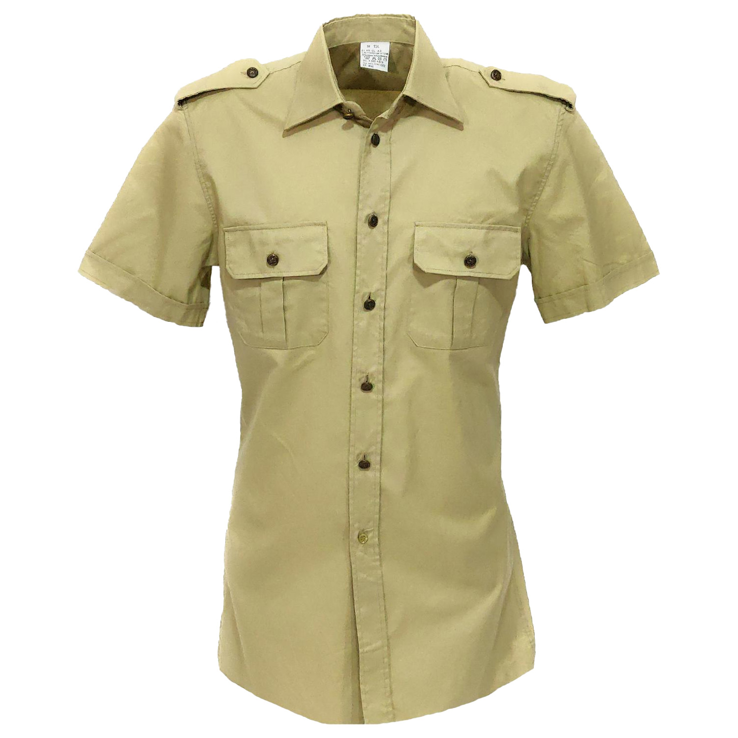 Camicia esercito italiano manica corta spalline e tasche ordinanza soldato