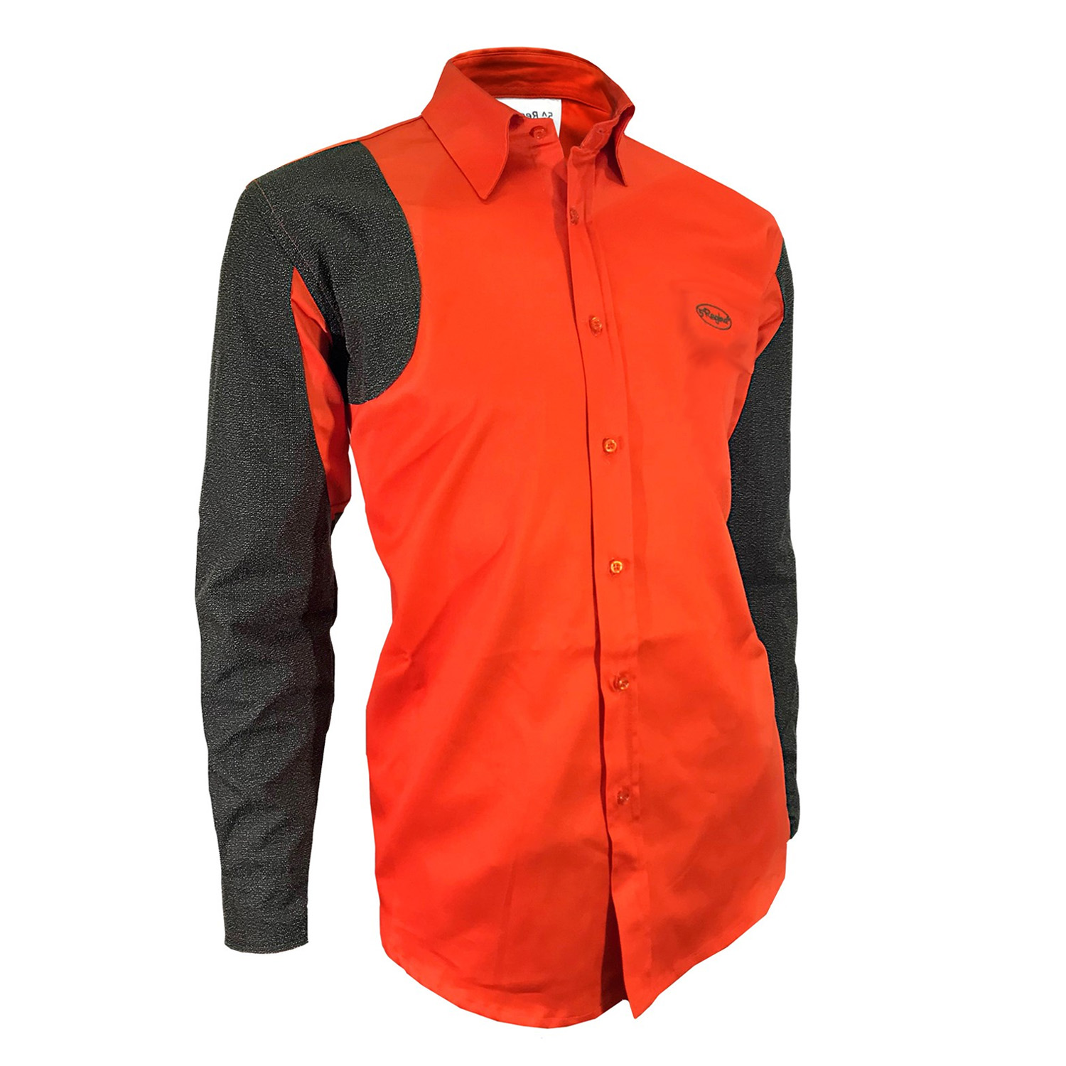 Camicia caccia maniche in antistrappo cotone impermeabile rinforzi