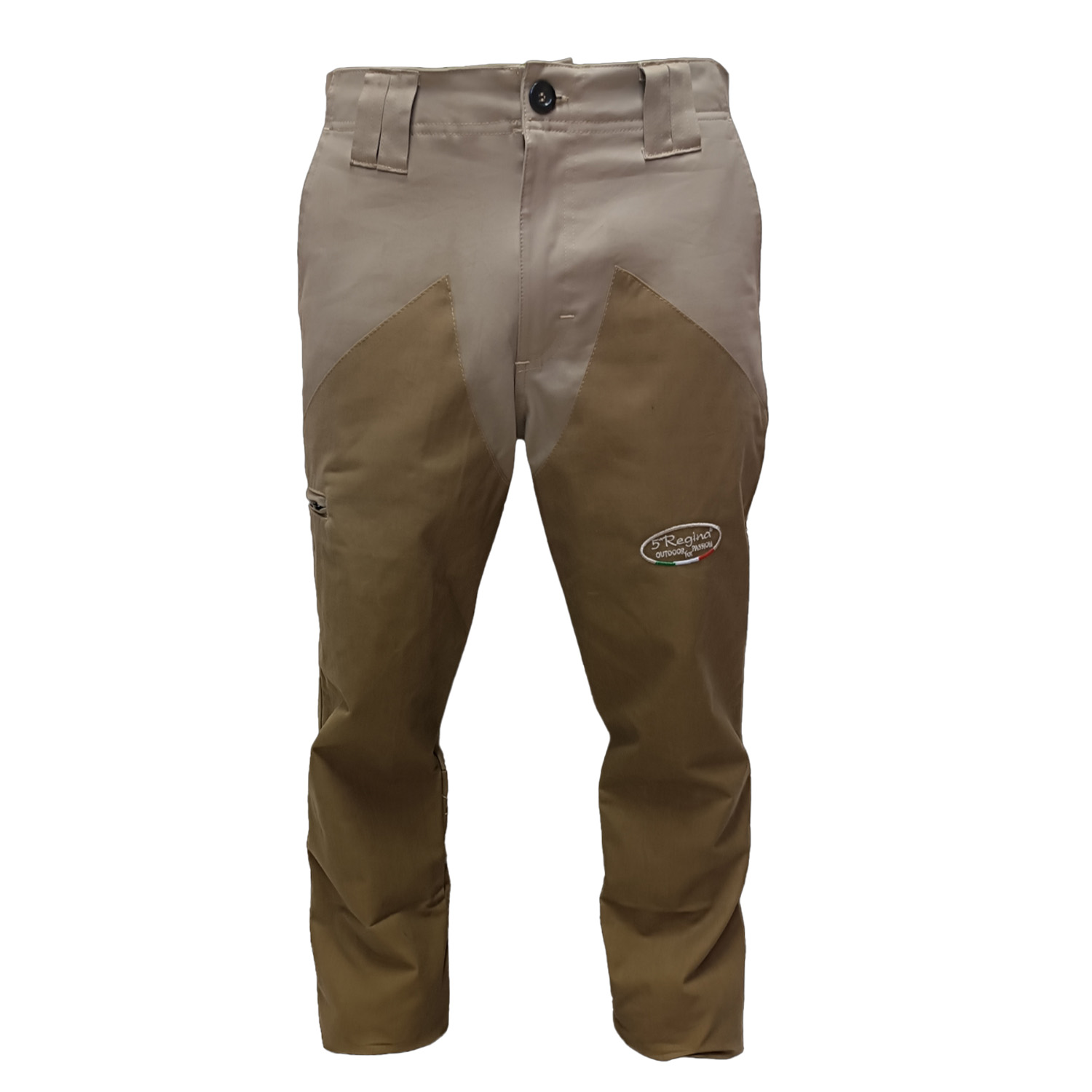 Pantalone cerato in cotone impermeabile pioggia caccia calzoni tecnici