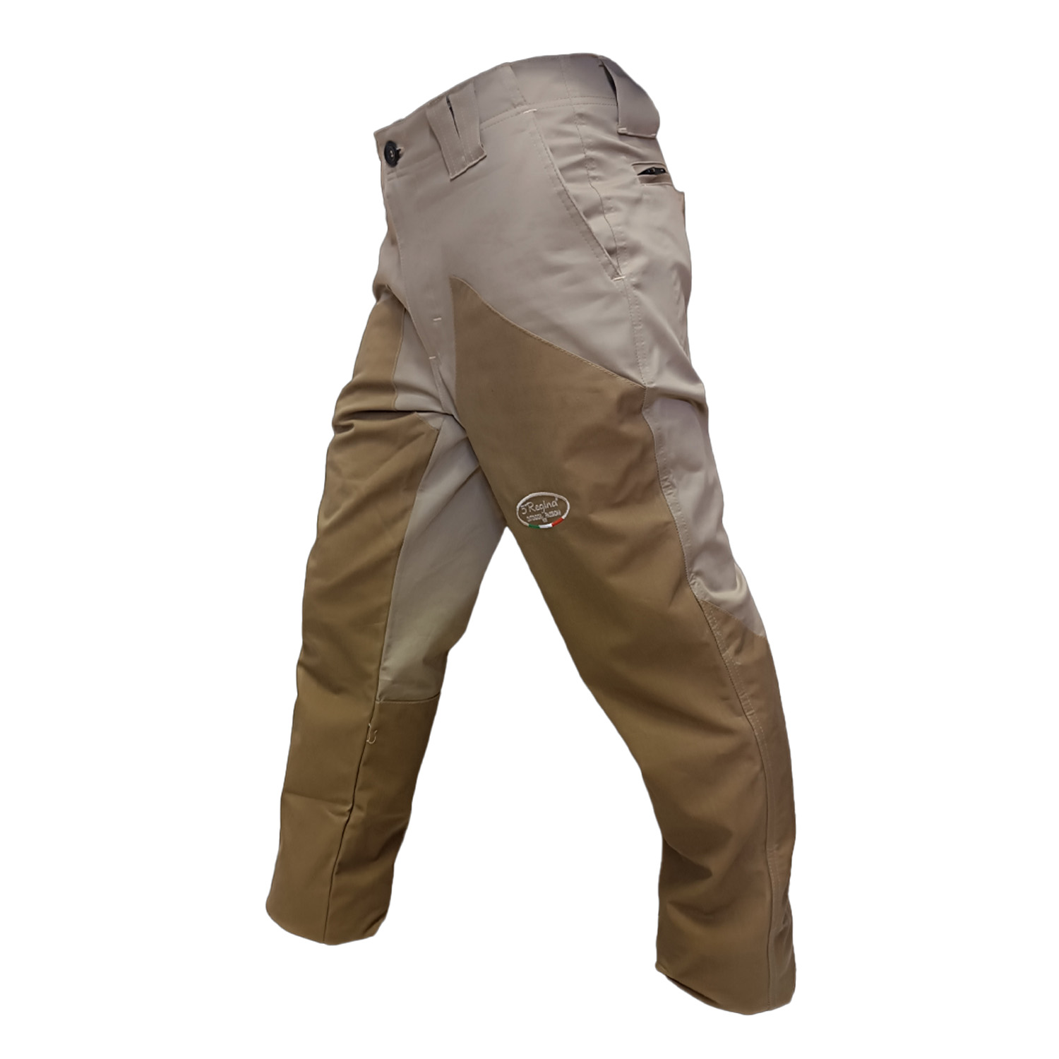 Pantalone cerato in cotone impermeabile pioggia caccia calzoni tecnici