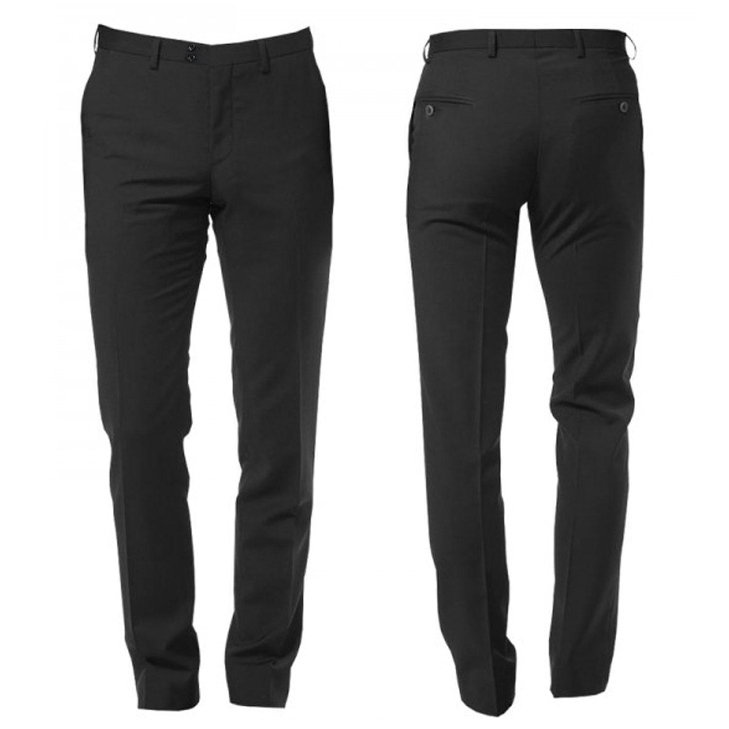 Pantalone Classico Donna Avvitato Nero Elegante Antipiega Professionale Fratelliditalia
