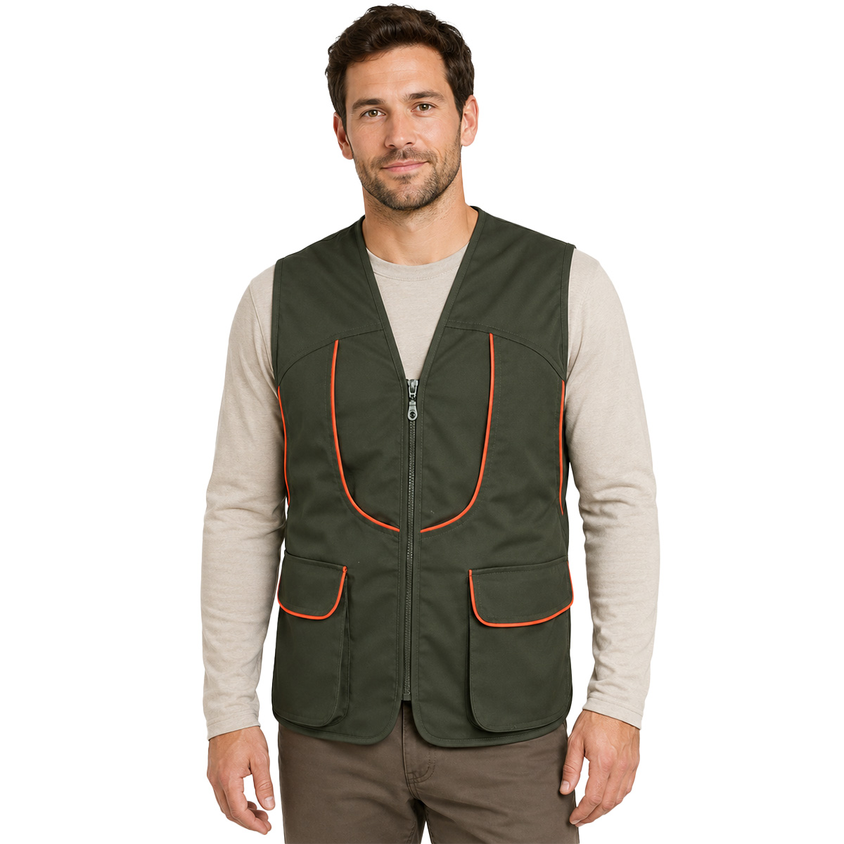 Gilet Sport ampie tasche frontali carniere tasche portaborracce taschino