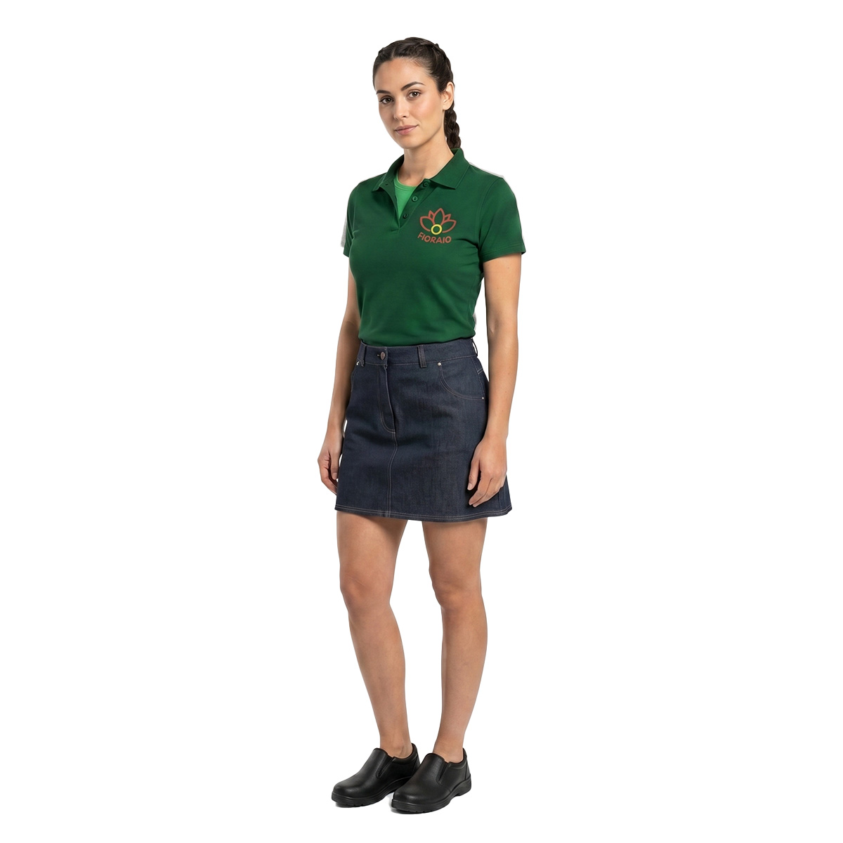 Kit Donna per Fioraio T-shirt Polo e Grembiule disponibile in varie taglie e colori made in italy