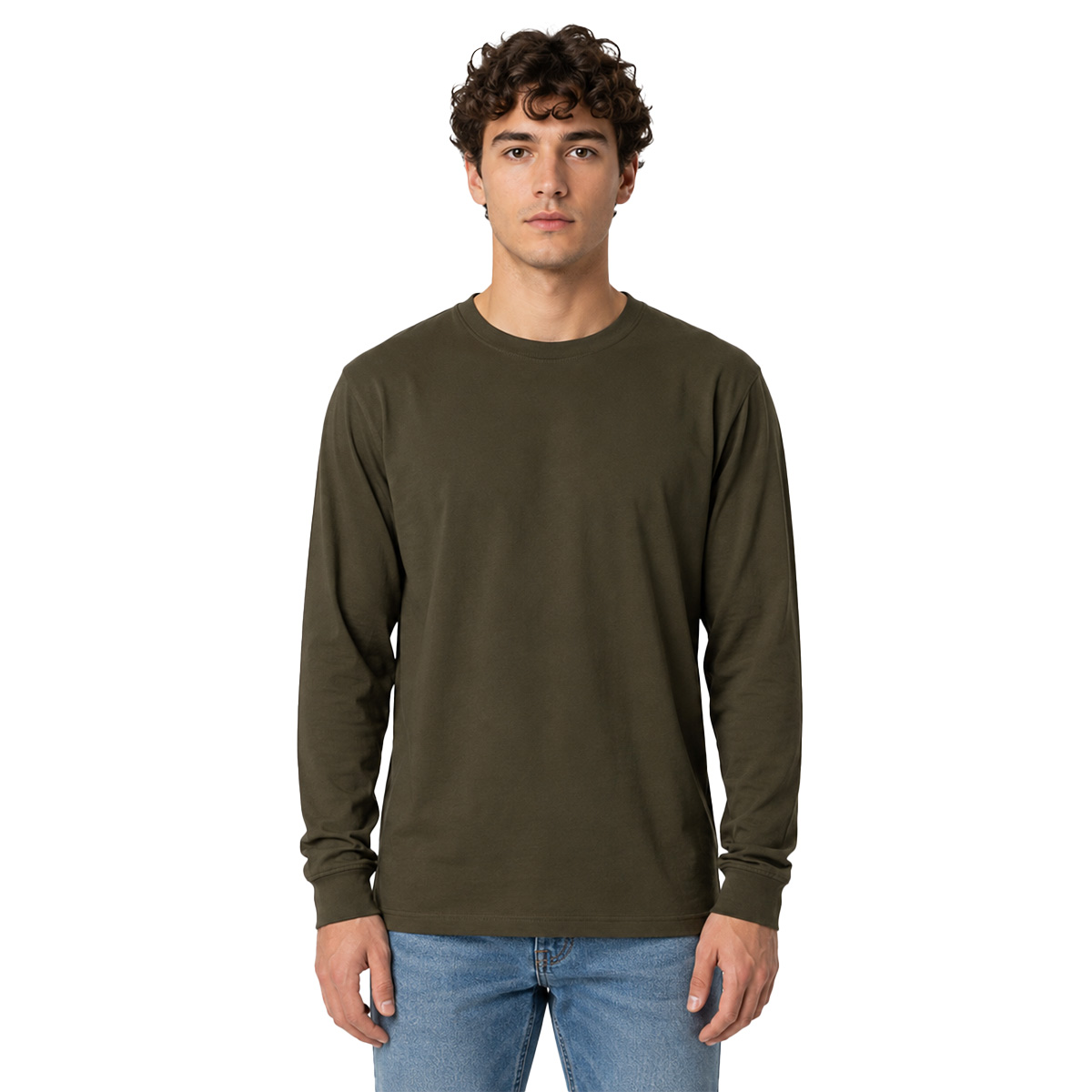 Maglia maglietta militare taglie forti manica lunga autunnale primaverile cotone