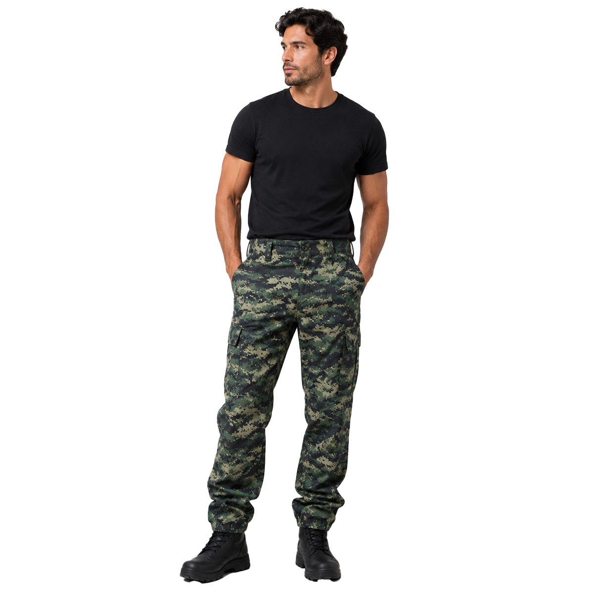 Pantalone bdu colore blu militare mimeticobianco nero uomo soft air