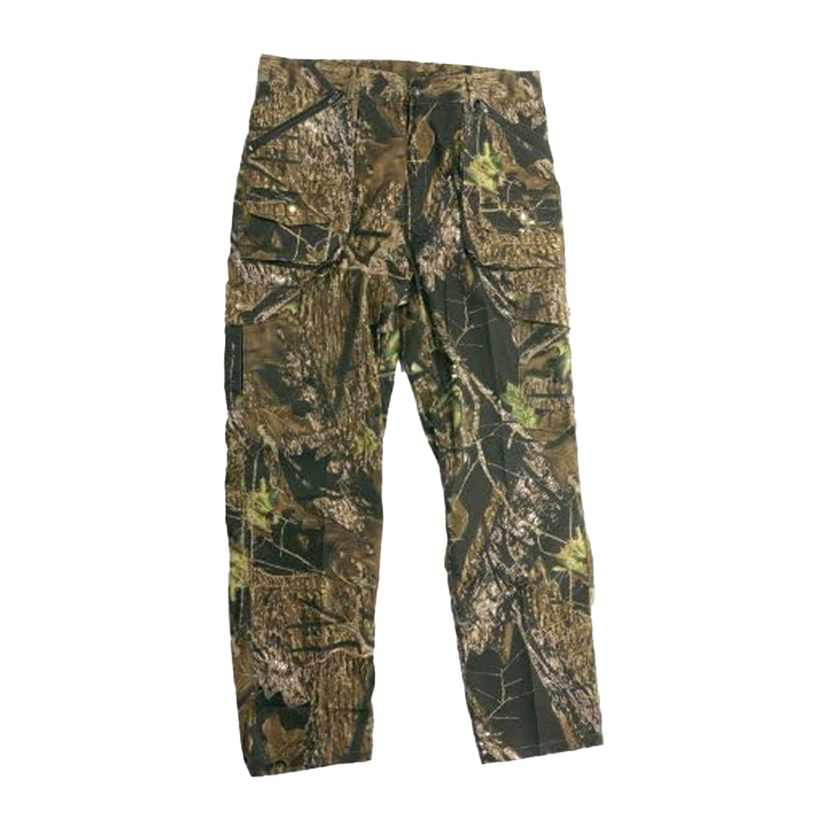 Pantalone pantaloni uomo pesca caccia sfoderato zip verde mimetico blu bosco