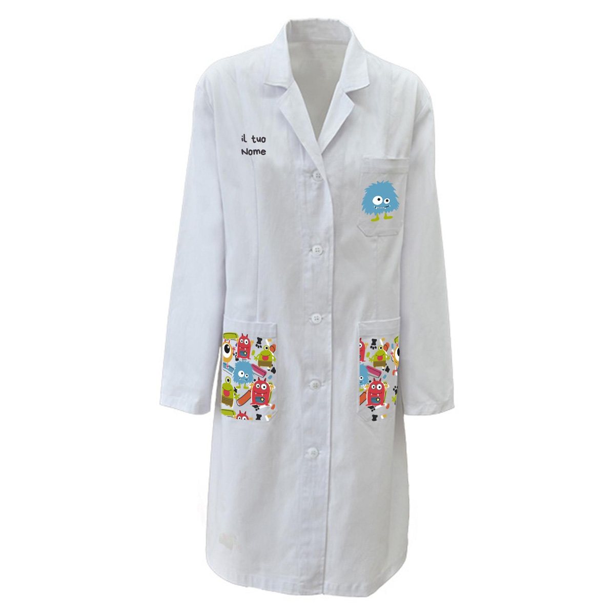Camice donna pediatra veterinaria sanitario ospedaliero bambini clinica clownterapia