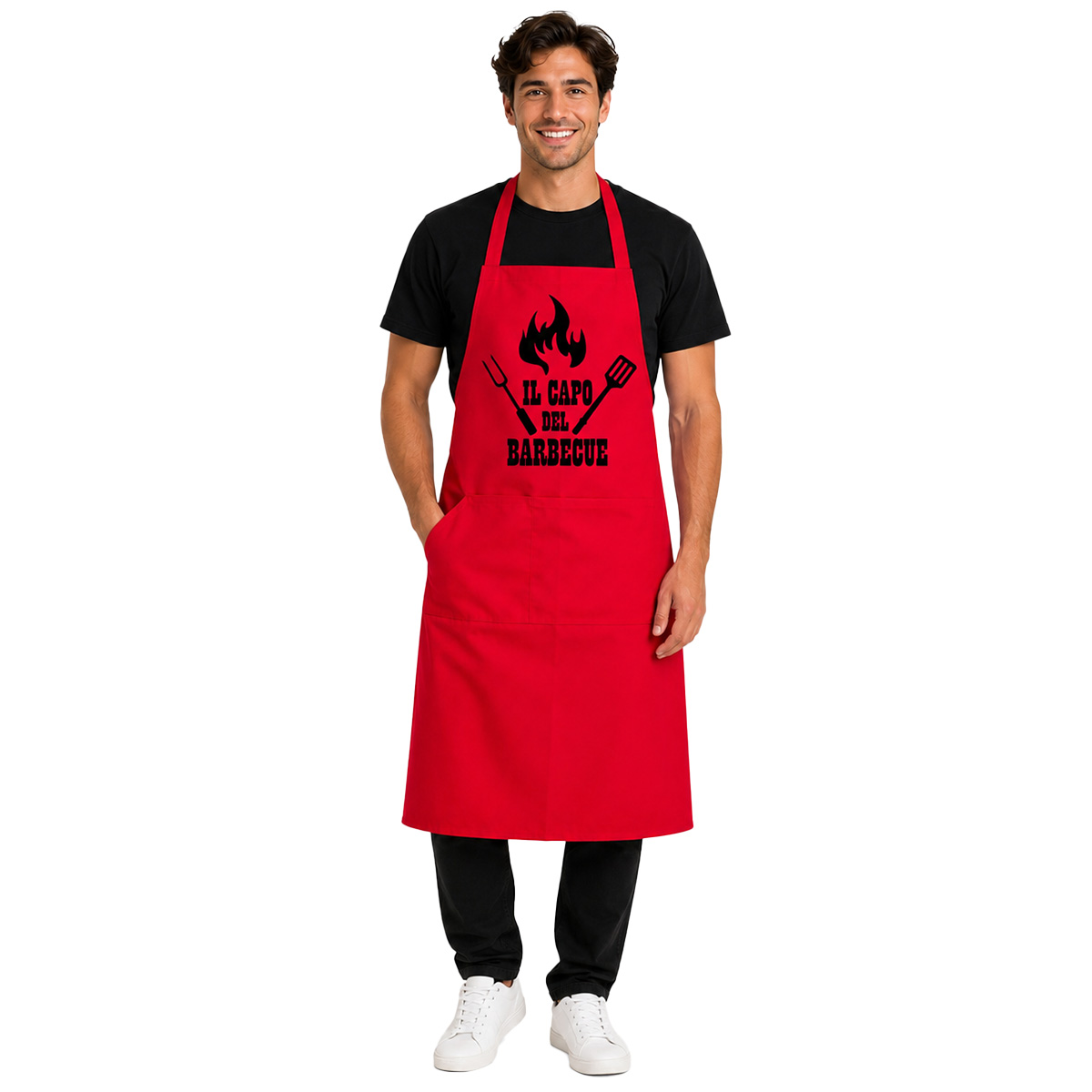Grembiule da cucina con stampa DTF \