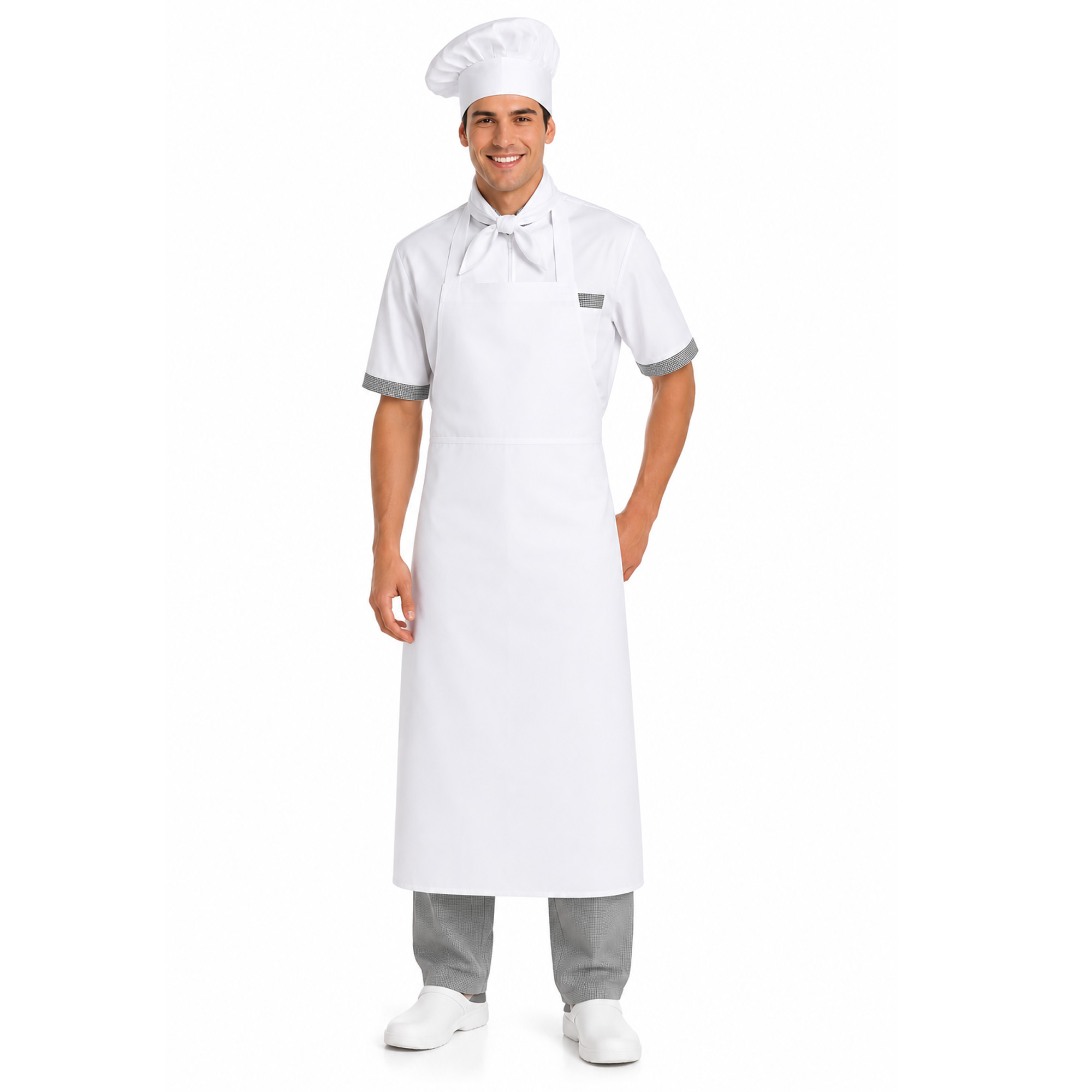 Divisa cuoco chef estiva mezze maniche completo lotto rosticceria ristorante