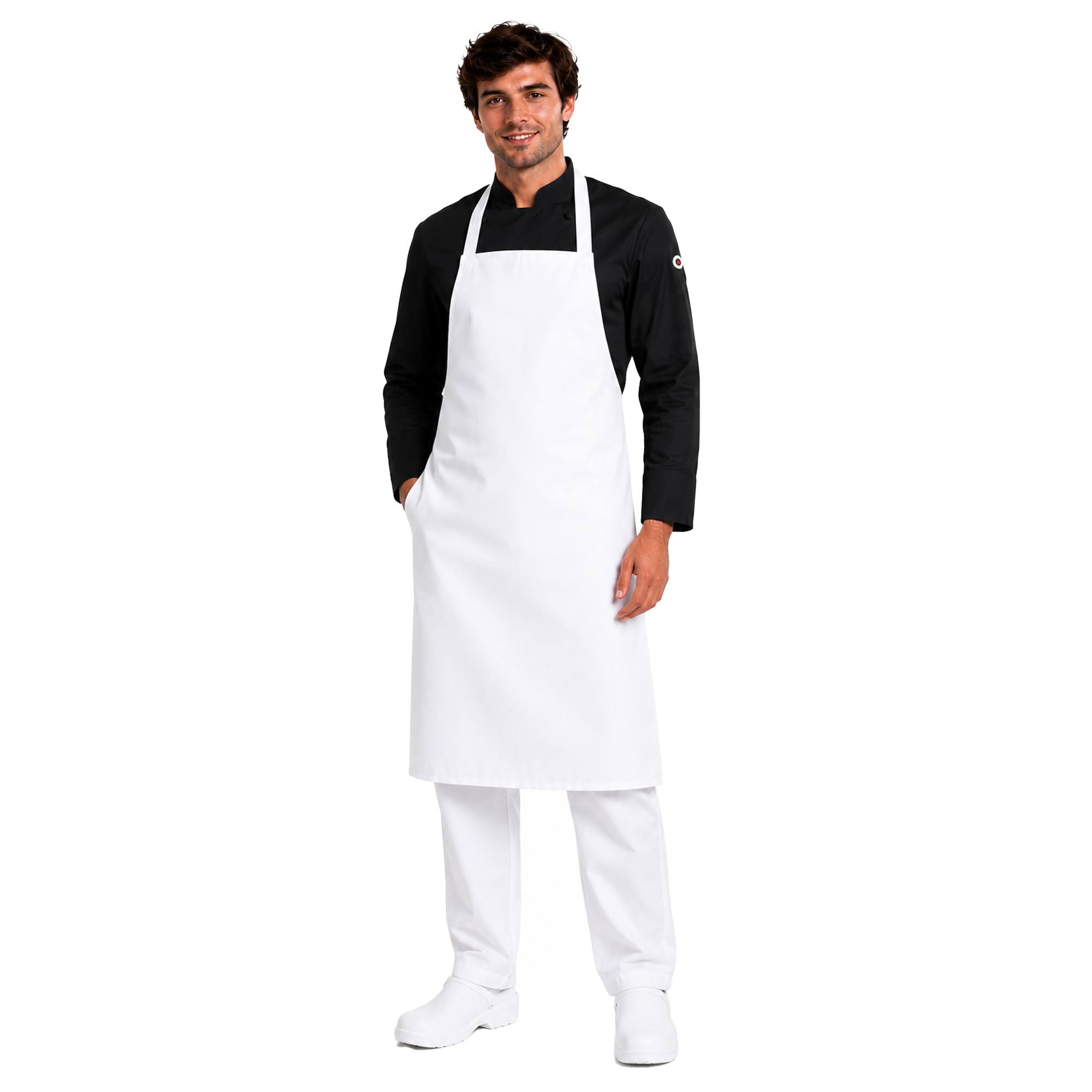 Kit Chef Pasticceria Cucina Forno Personalizzabile Completo con Giacca Grembiule e Pantaloni made in italy