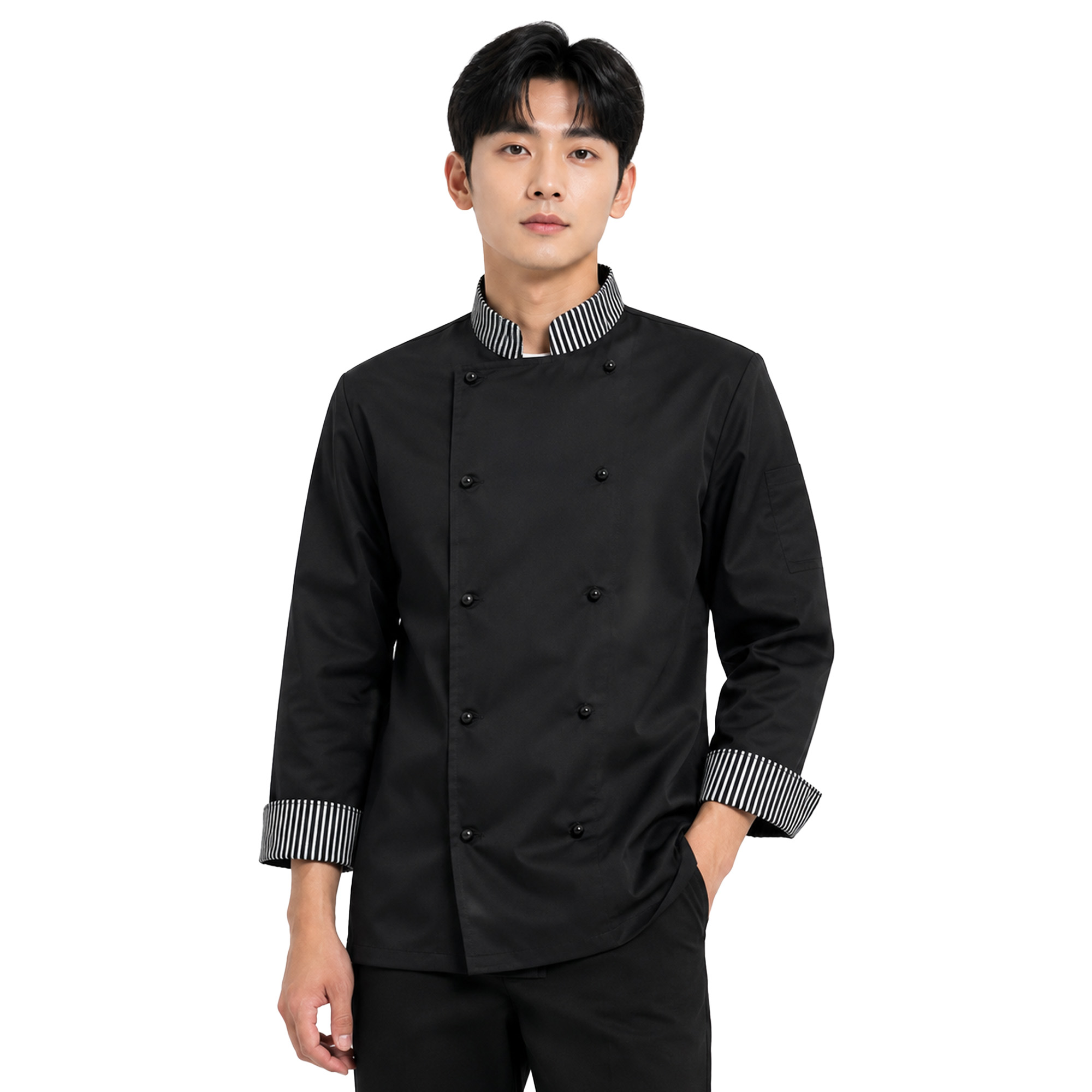 Giacca elegante serale gala cuoco chef cucina maitre ristorante nera cena