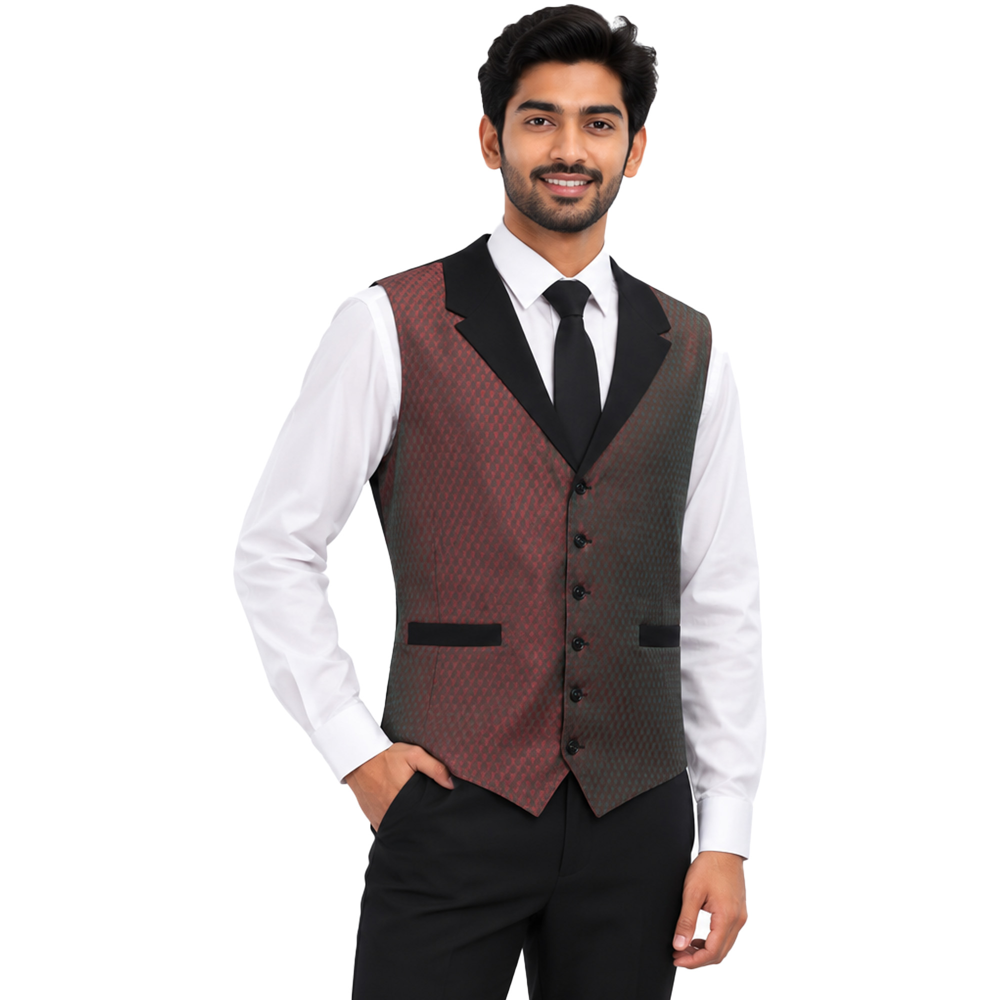 Gilet uomo barista lavoro pasticceria smanicato caffe\' bar sala maschile - Personalizzabile con il tuo logo